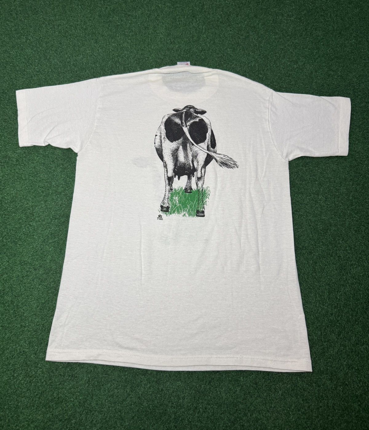 Other Vintage 80s Chic Fil A Cow Tee Retro Double Sided T Shirt Size US M / EU 48-50 / 2 - 5 Thumbnail