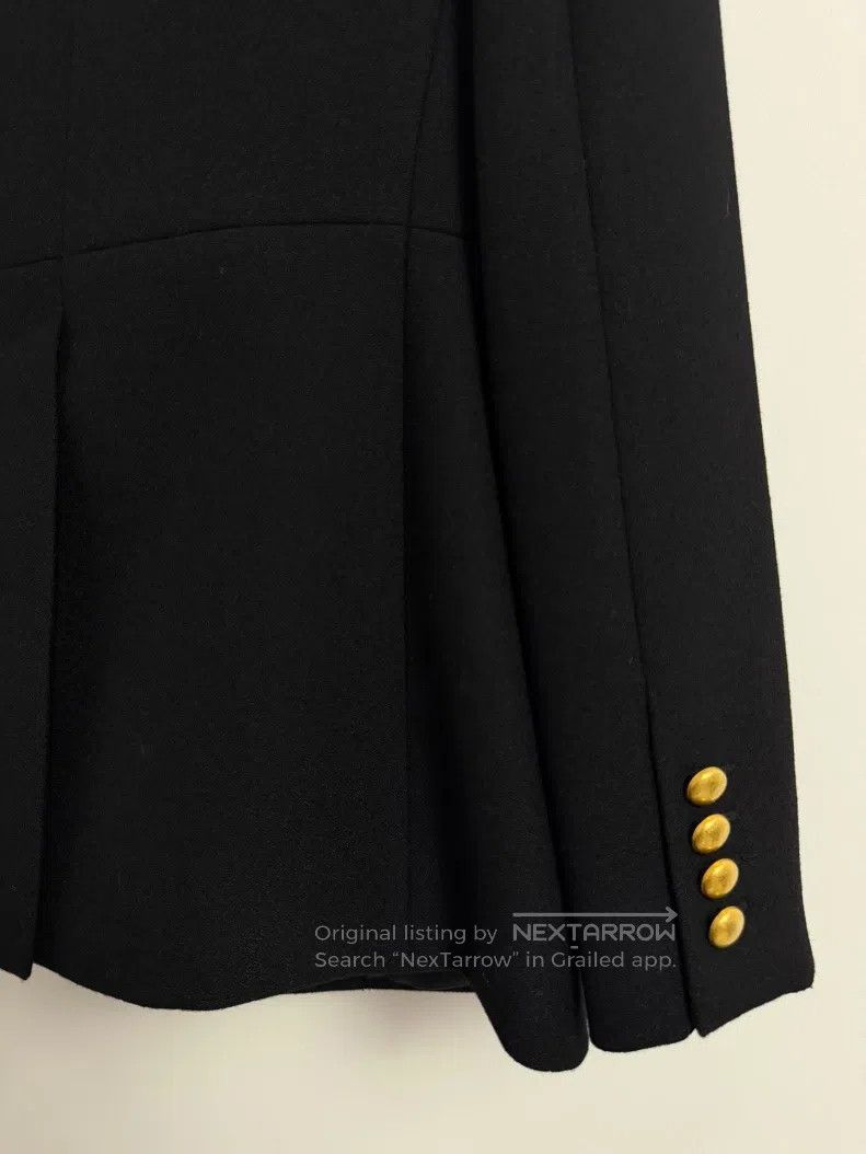 Saint Laurent Paris Saint Laurent Paris Velvet stand collar gold button Zhongs Size US M / EU 48-50 / 2 - 4 Thumbnail