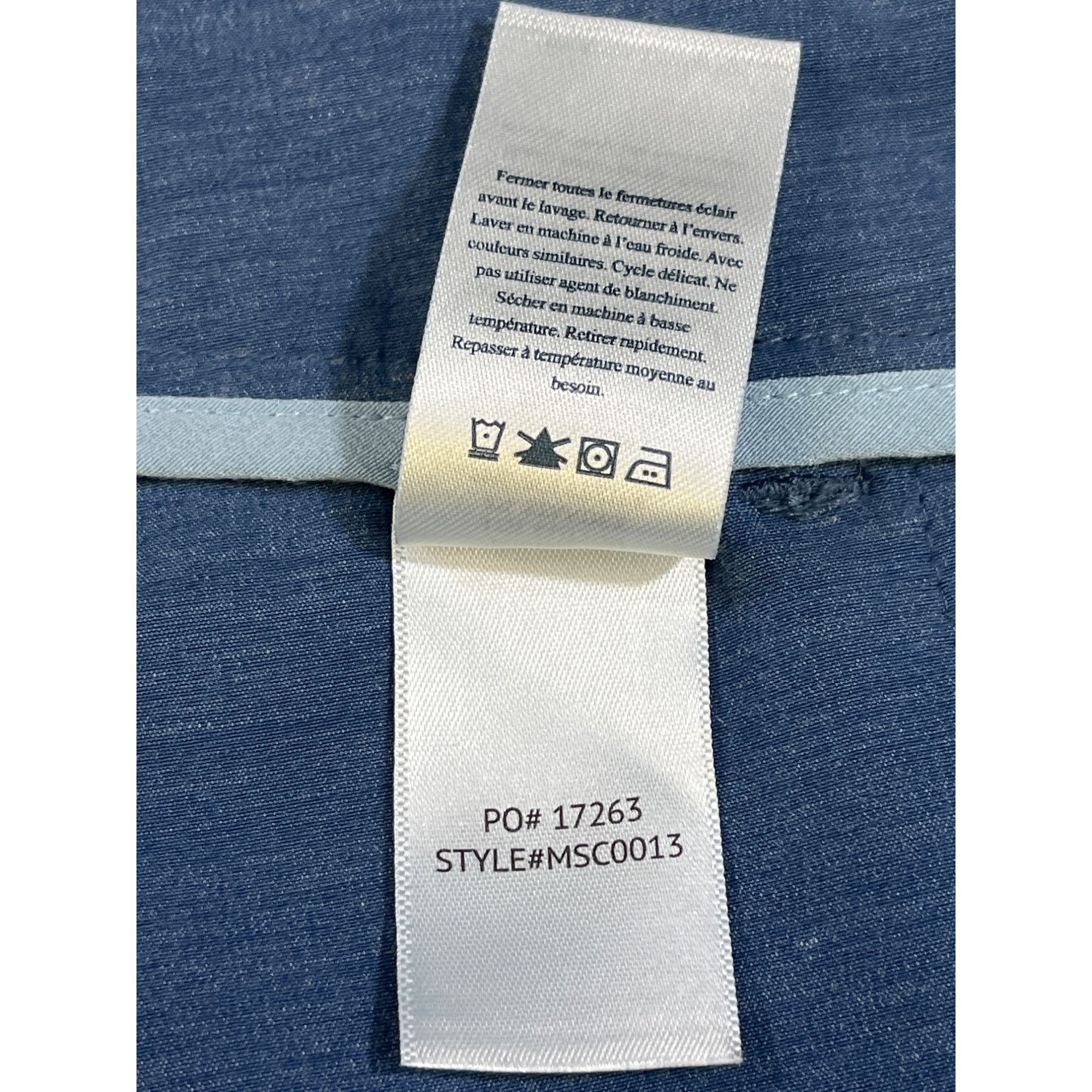 Faherty Faherty Mens Blue Loop Belt All Day Shorts Size 36 SKU 6368 Size US 36 / EU 52 - 6 Thumbnail