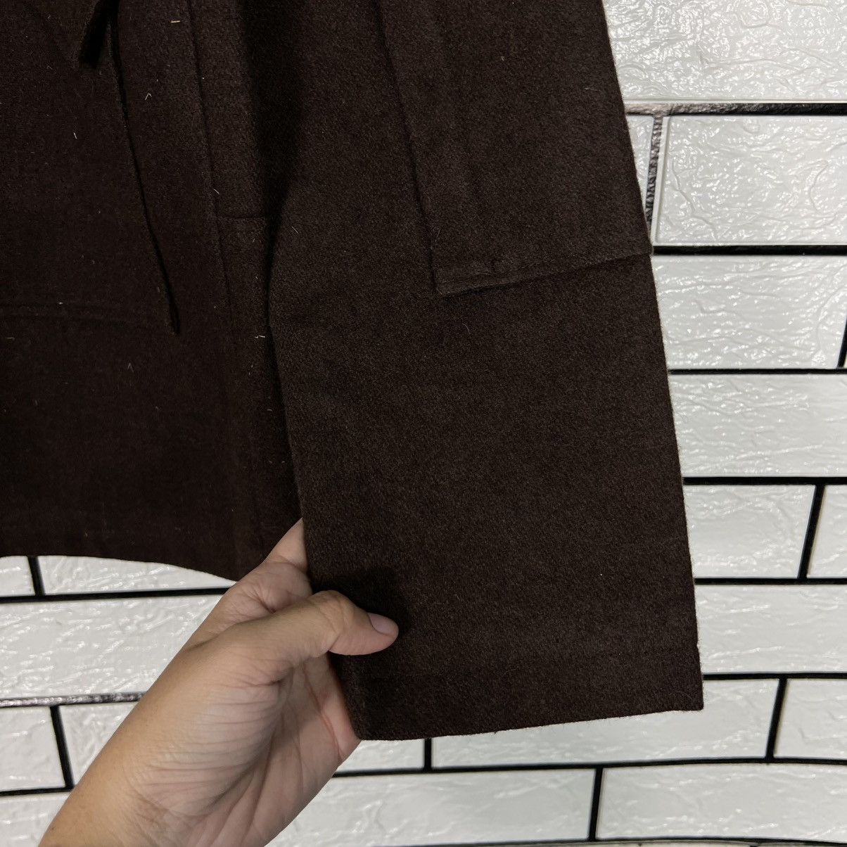 Japanese Brand PIED PIPER Slant Pocket Wool Blend Collared Jacket 4121-C187 Size US M / EU 48-50 / 2 - 7 Thumbnail