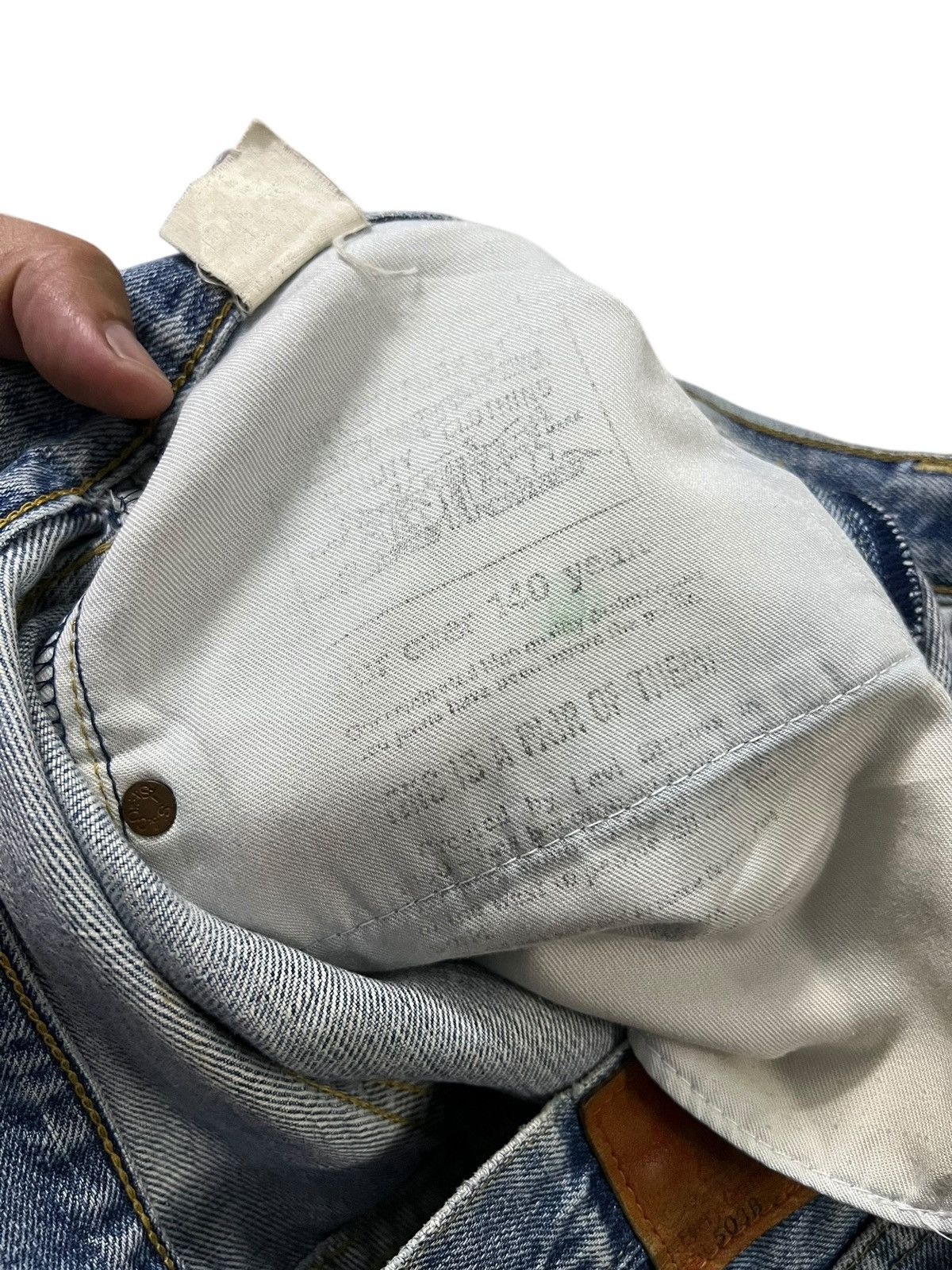 Levi's Vintage Levis 503B Big E Selvedge Faded Jean Size US 32 / EU 48 - 20 Thumbnail