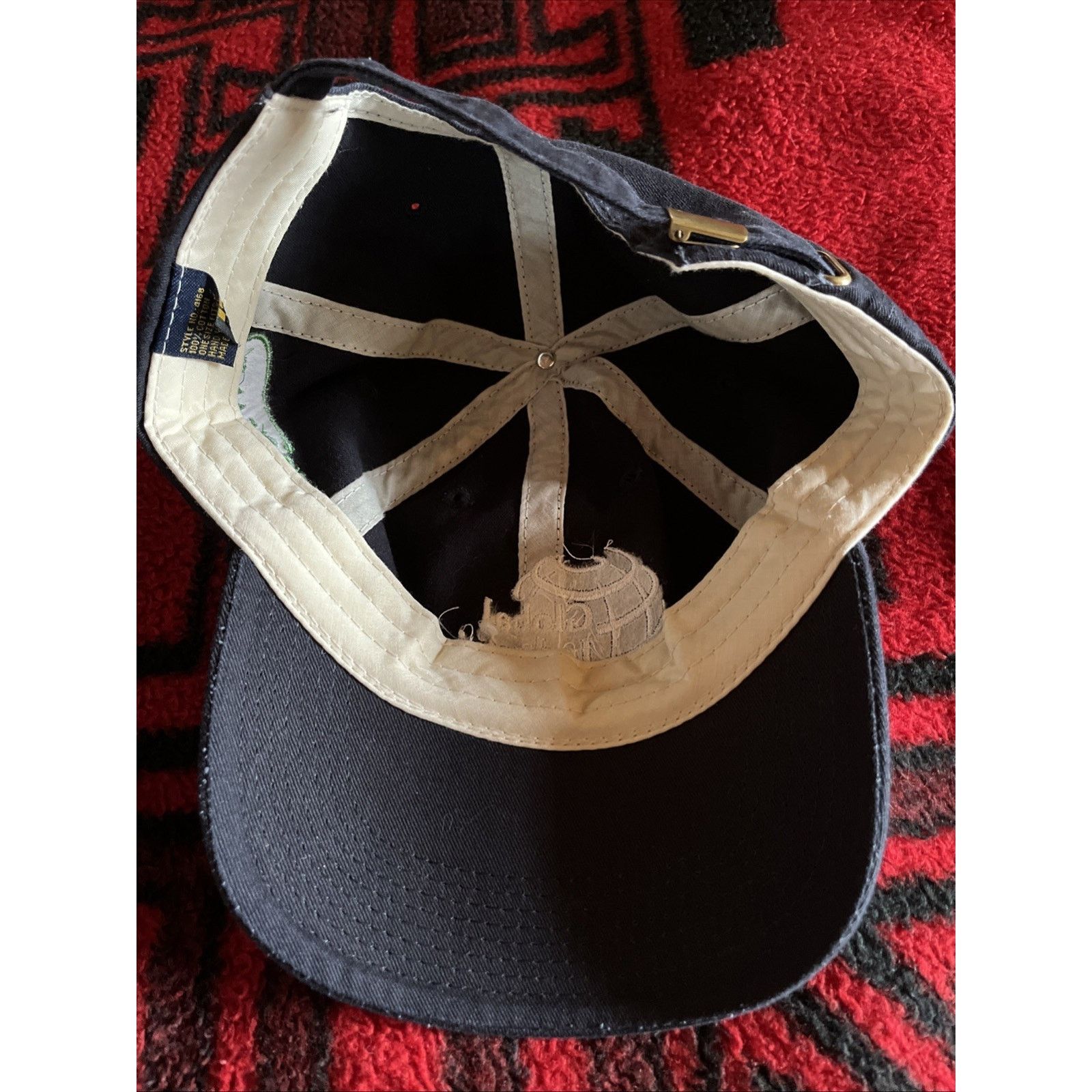 Richardson Vintage Hat Black Global Industrial Solutions Baseball Cap Size ONE SIZE - 6 Thumbnail