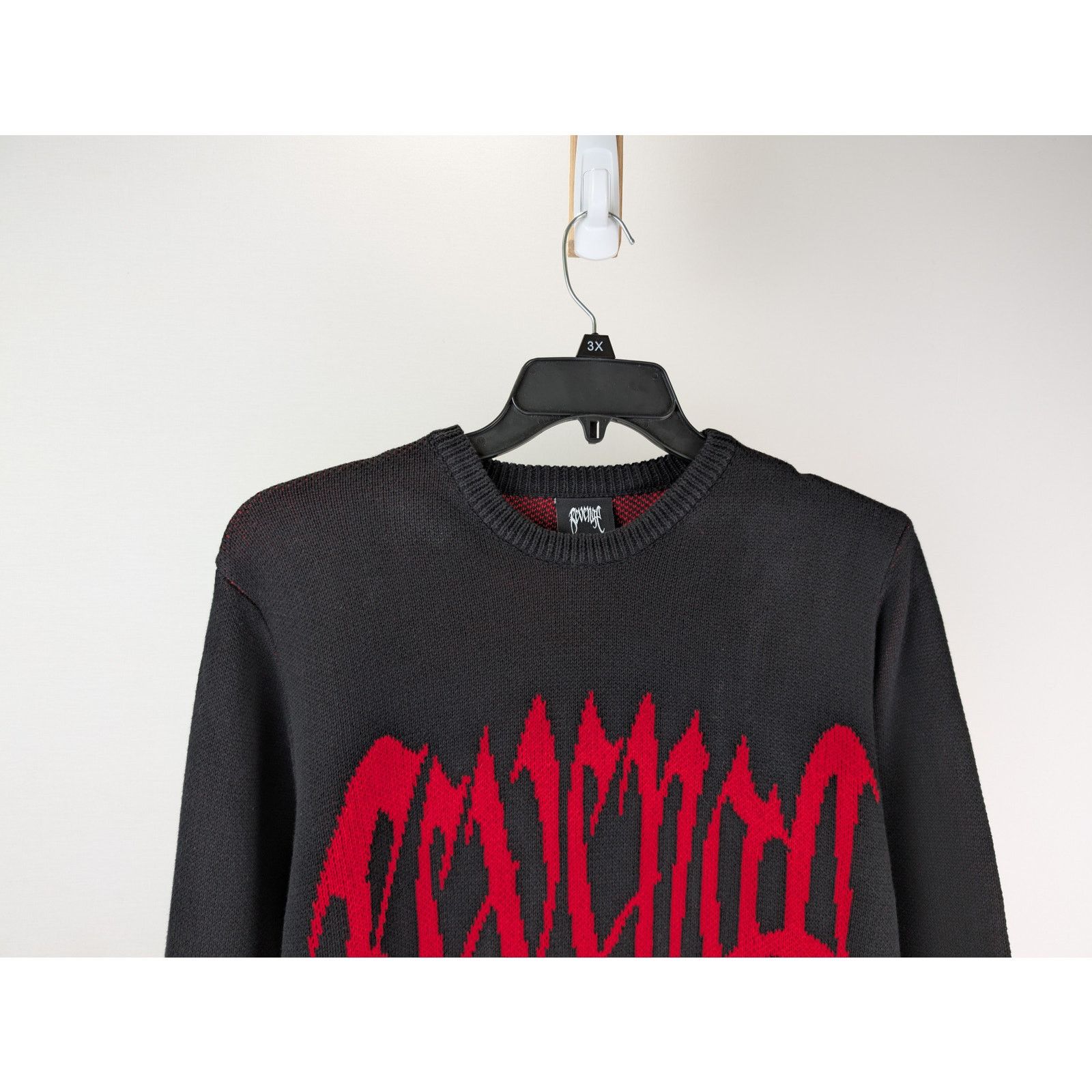 Revenge o1rshd1 Revenge Logo Sweatshirt Sweater in Black Size US L / EU 52-54 / 3 - 3 Thumbnail