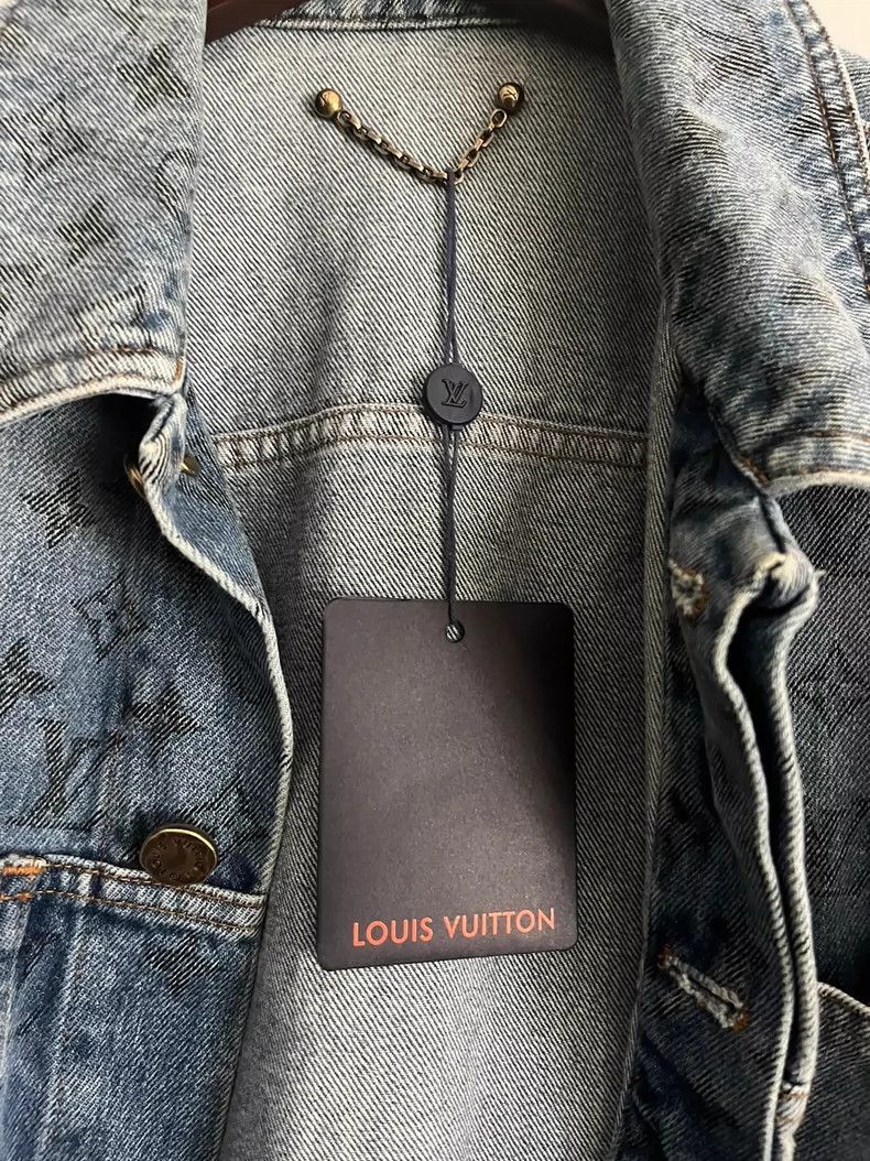 Louis Vuitton Louis Vuitton Logo Denim Jacket-2505 Size US L / EU 52-54 / 3 - 2 Thumbnail