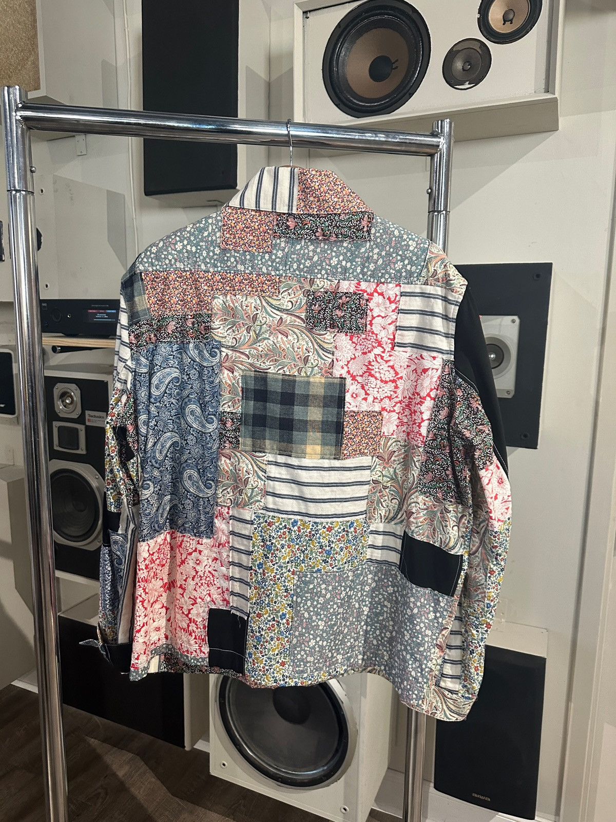 Loewe New Loewe Patchwork Zip Shirt Jacket Size US M / EU 48-50 / 2 - 2 Thumbnail