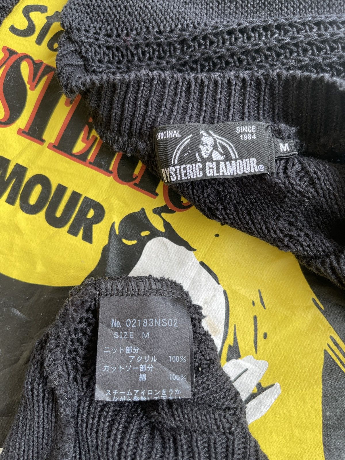 Hysteric Glamour RARE❗️Hysteric Glamour Hybrid Knitted Shirt Size US M / EU 48-50 / 2 - 11 Thumbnail