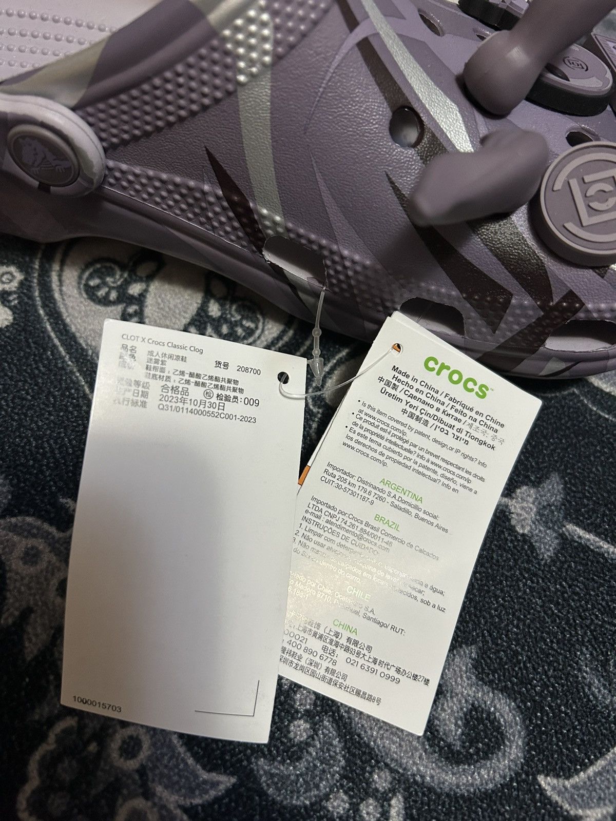Crocs Crocs x Clot Sz5 Size US 5 / EU 37 - 8 Thumbnail