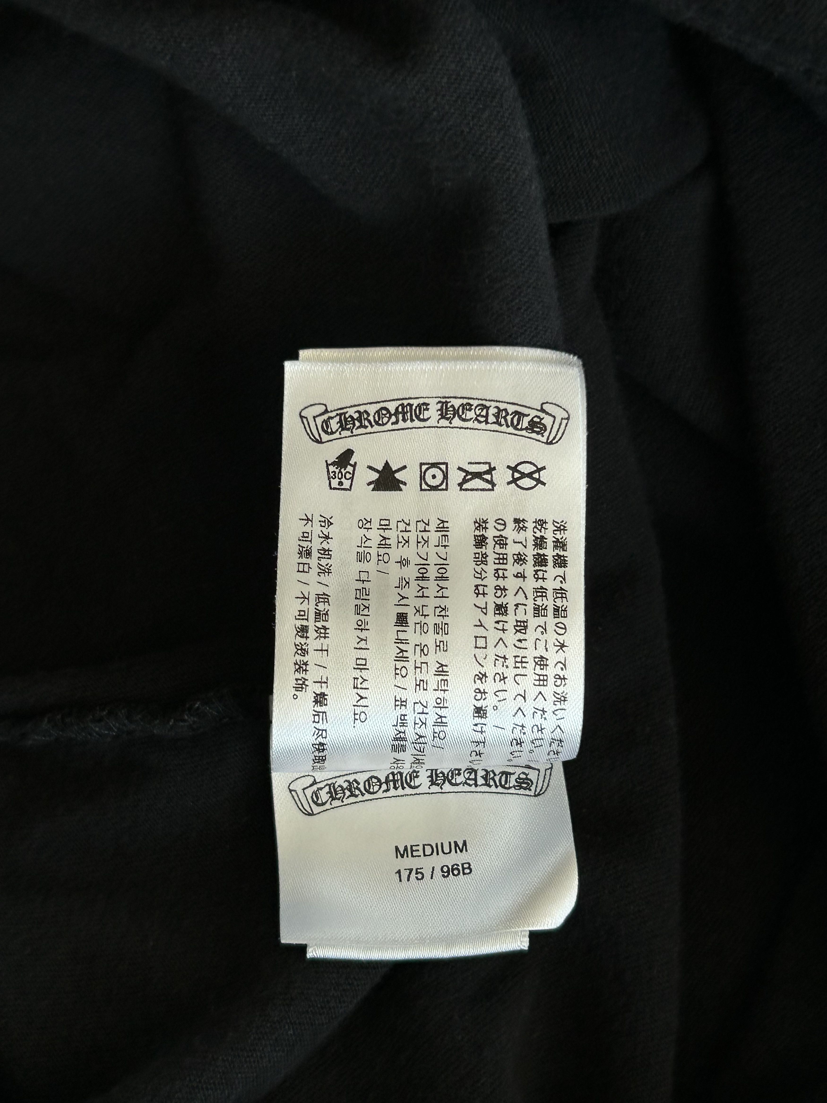 Chrome Hearts Chrome Hearts Black Racing Stripes Longsleeve T-Shirt Size US M / EU 48-50 / 2 - 6 Thumbnail