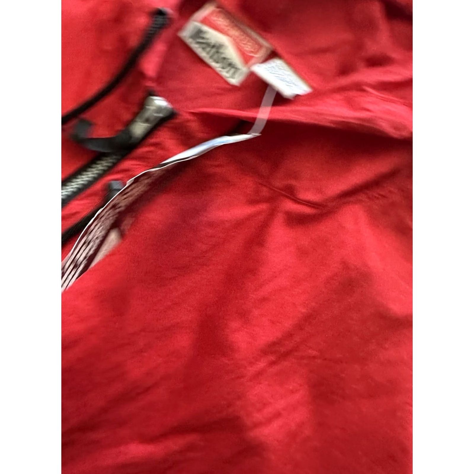 Marlboro VINTAGE Marlboro Jacket Windbreaker L Red 90s Logo Zip Pockets Packable NWT Flaws Mens Size US L / EU 52-54 / 3 - 3 Thumbnail