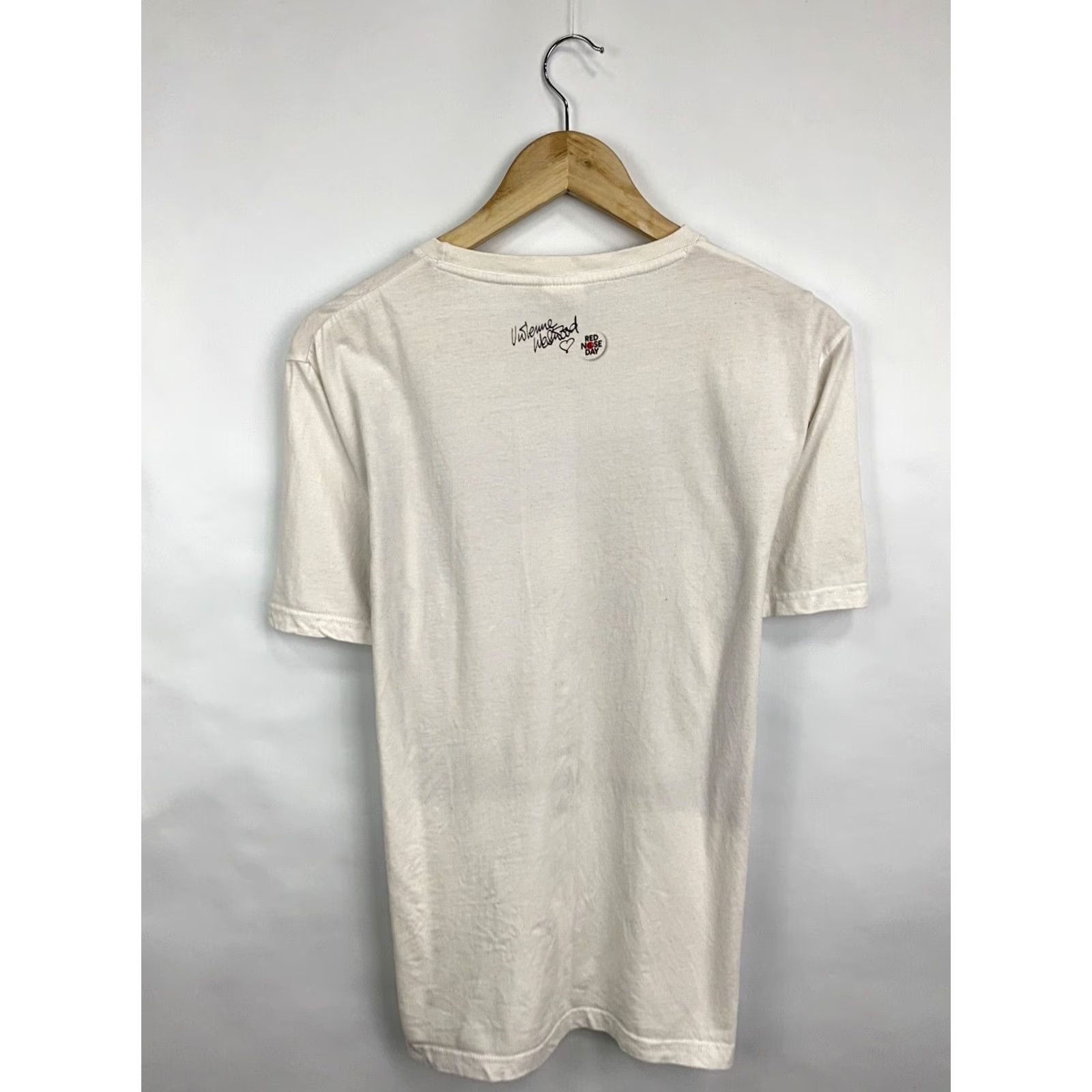 Vivienne Westwood Vivienne Westwood Comic Relief t-shirt Mens M White Retro Y2K Shirt Size US M / EU 48-50 / 2 - 6 Thumbnail