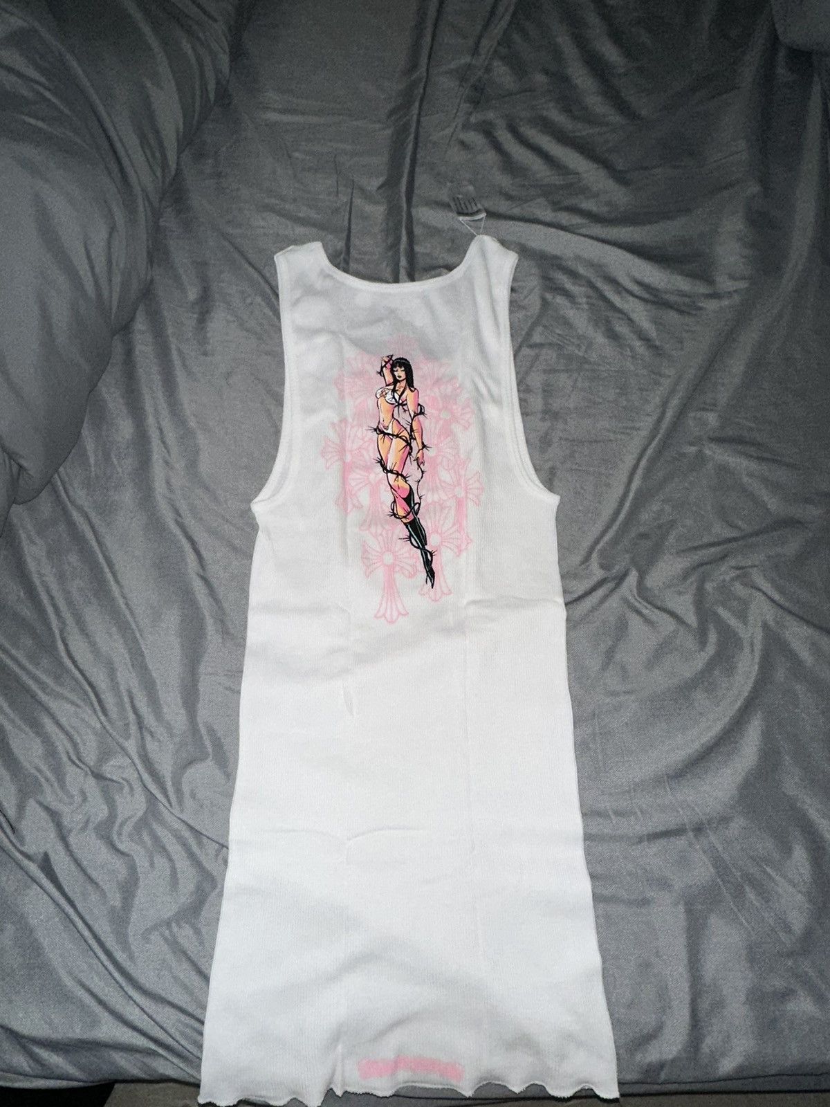 Chrome hearts Deadly doll Tank top Lサイズ Chrome Hearts x Deadly Doll Tank Top Black/Pink Men's - US