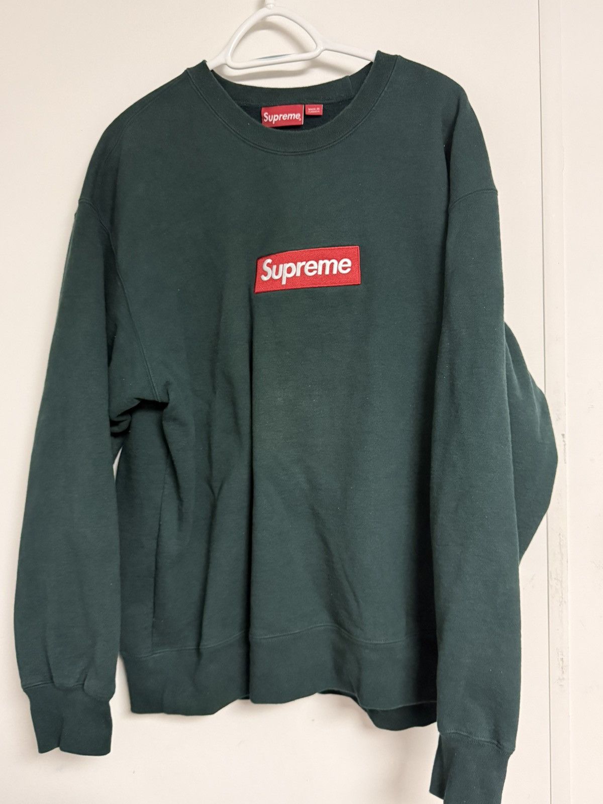 Supreme Supreme Box Logo Crewneck Size US XL / EU 56 / 4 - 1 Thumbnail