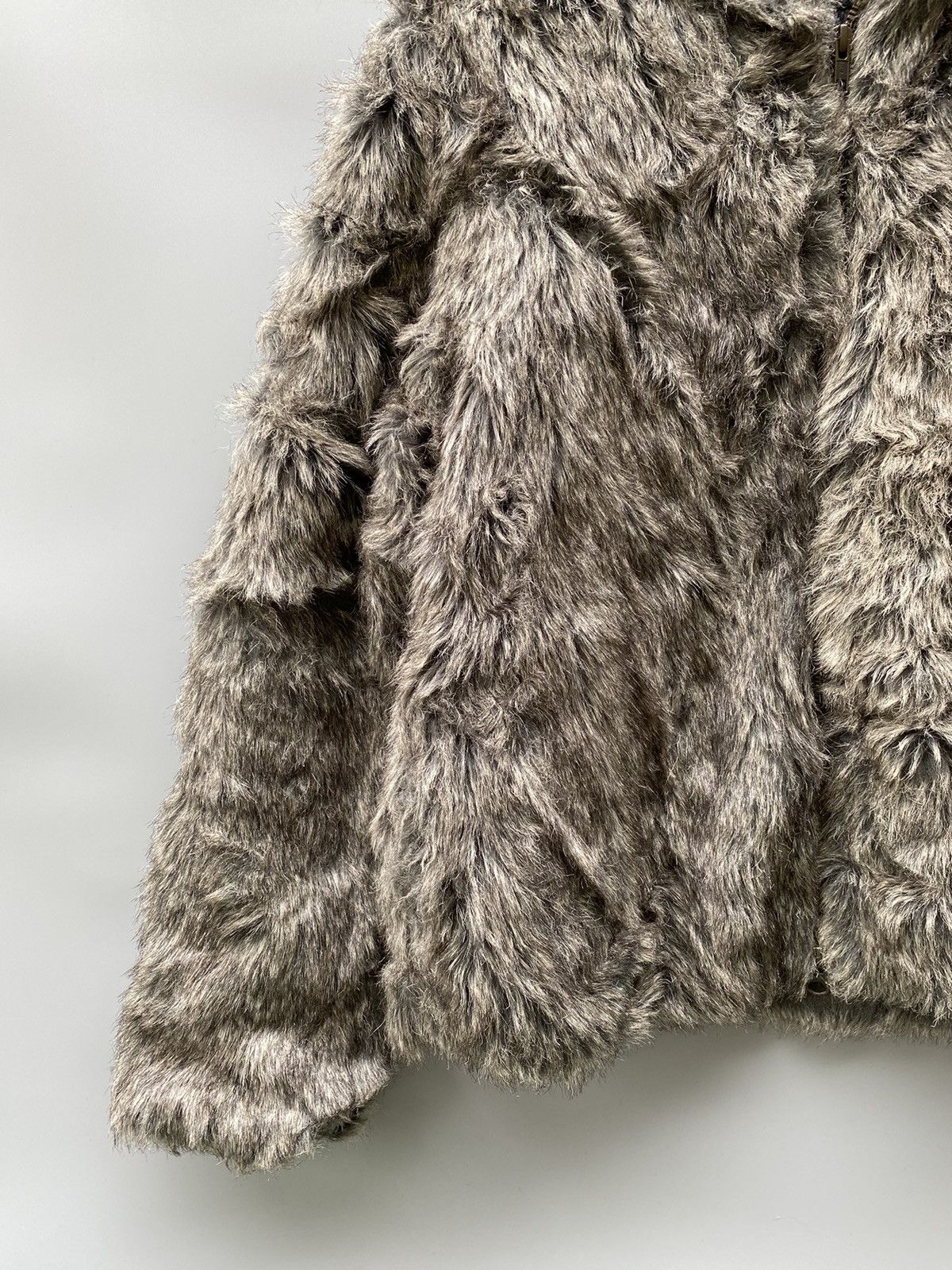 Ne-Net Ne-net Faux Fur Bear Ear Zip Hoodie Size US S / EU 44-46 / 1 - 2 Thumbnail