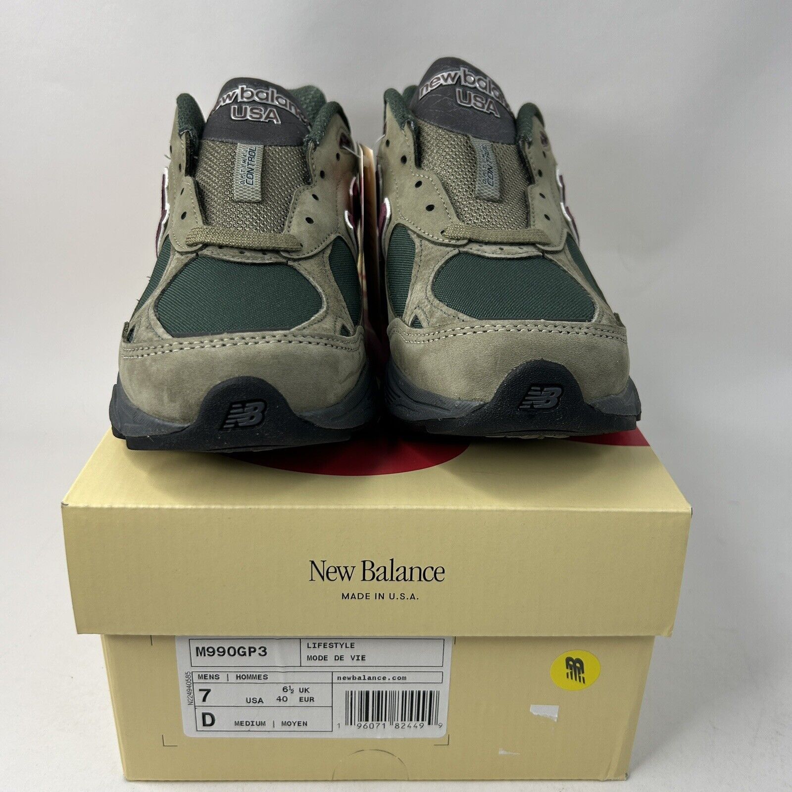 New Balance New Balance 990v3 X Teddy Saints “Green Purple” 2024 Size US 7 / EU 40 - 2 Thumbnail