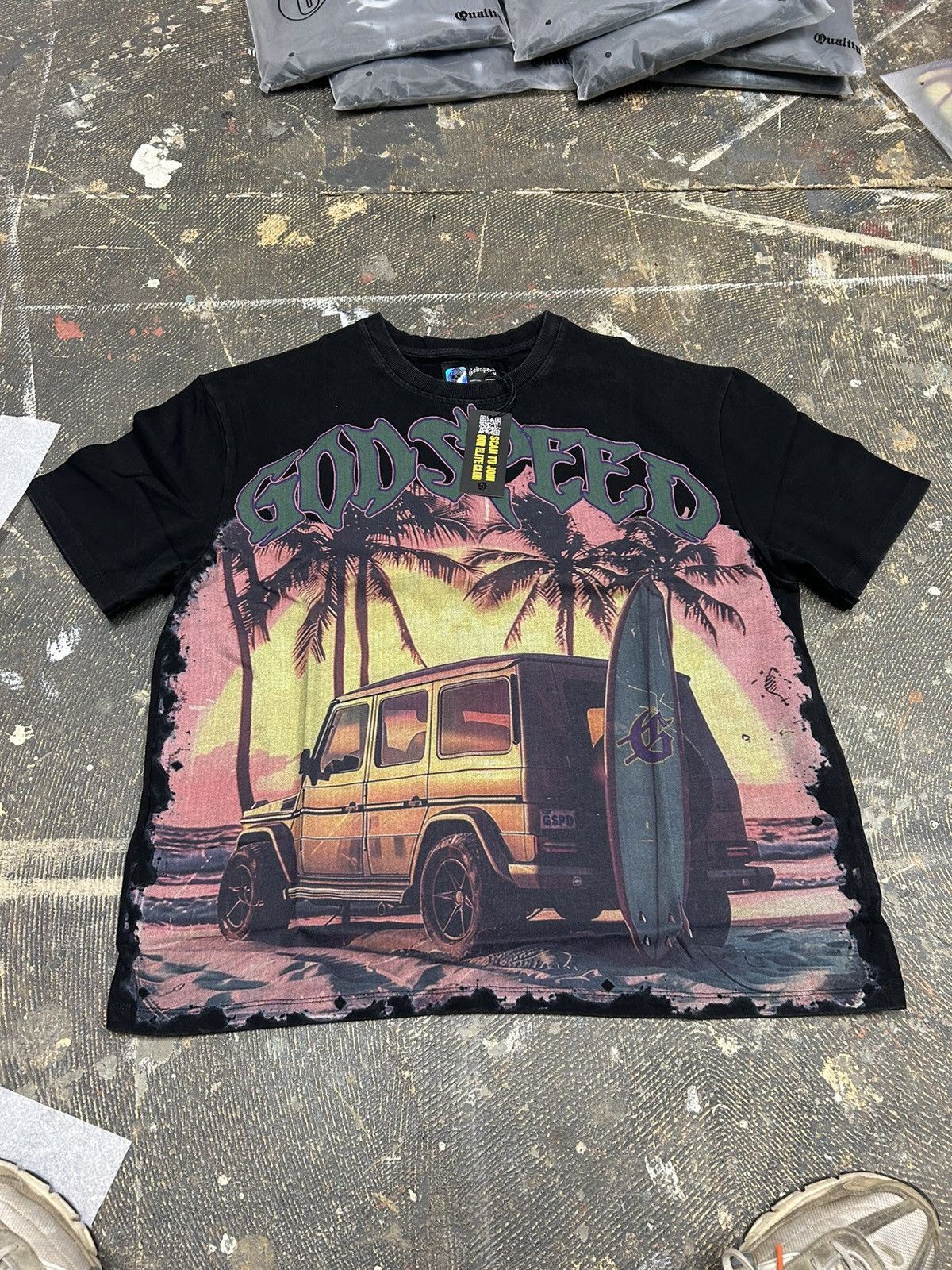 Godspeed Size XL - godspeed g wagon green tee Size US XL / EU 56 / 4 - 1 Thumbnail