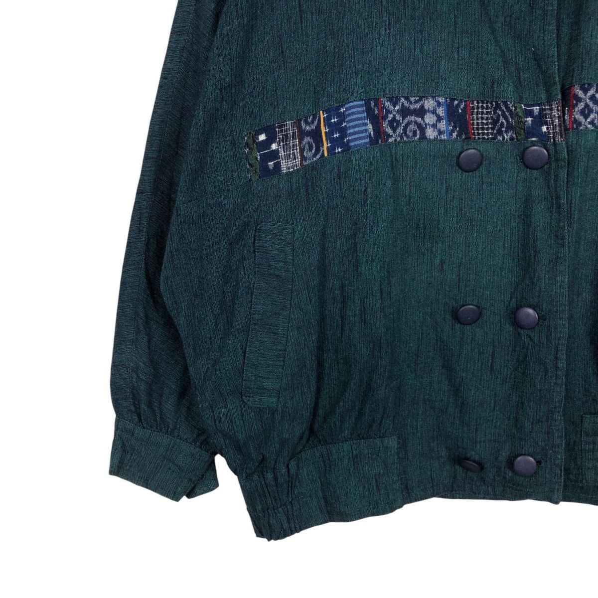 Japanese Brand Rich Green Vintage Bomber Jacket Unknown Brand Issey Miyake Size US M / EU 48-50 / 2 - 5 Thumbnail