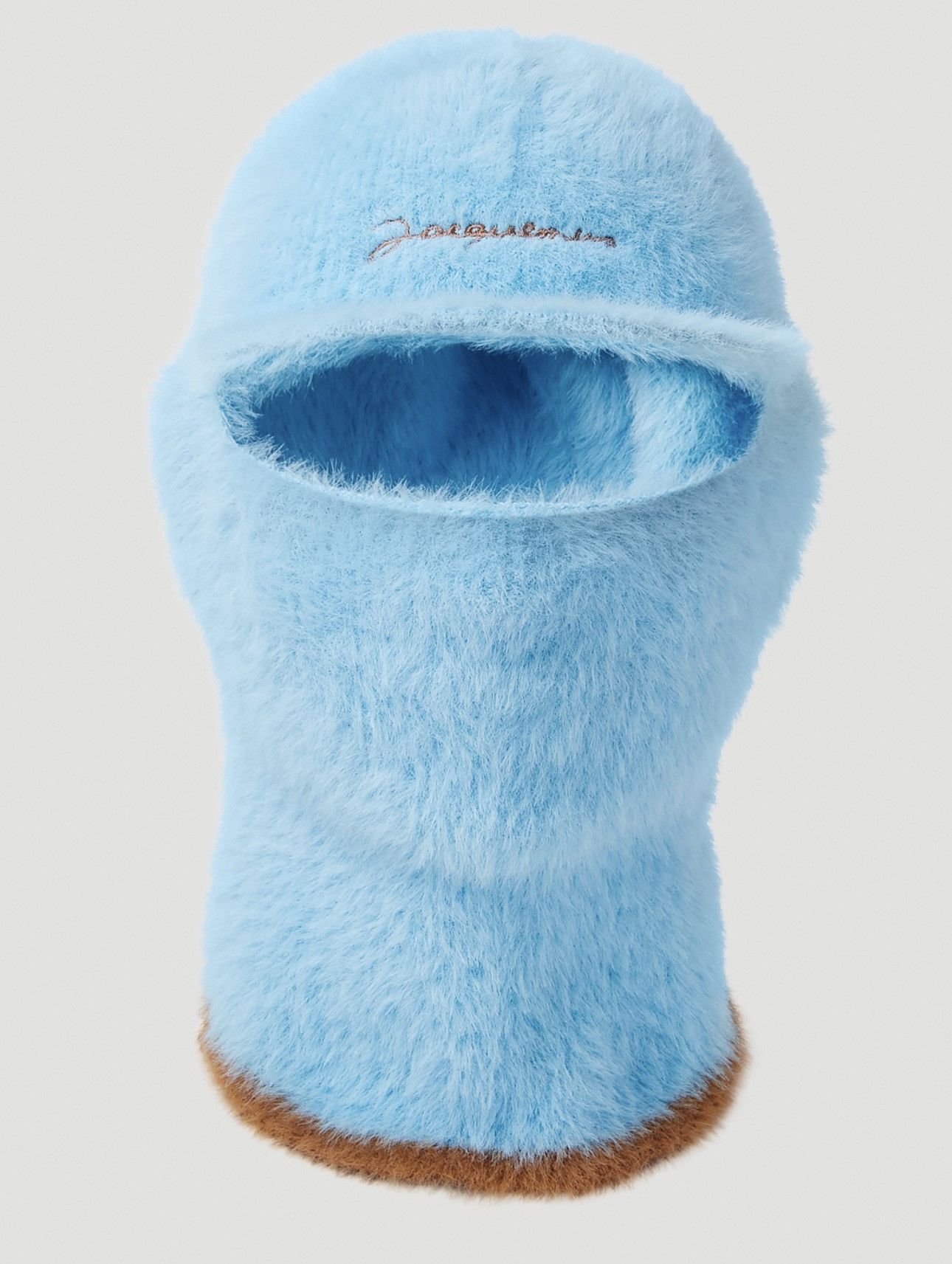 image of Blue Jacquemus La Cagoule Casquette Balaclava Cap, Men's