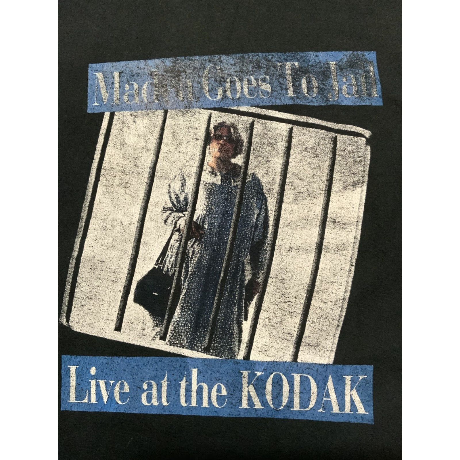 Vintage VINTAGE 2005 Tyler Perry Madea Goes To Jail Live At Kodak Play T-Shirt Sz. 2XL Mens Black 2005 2XL Madea Goes To Jail T-Shirt Champs Sports Size US XXL / EU 58 / 5 - 6 Thumbnail