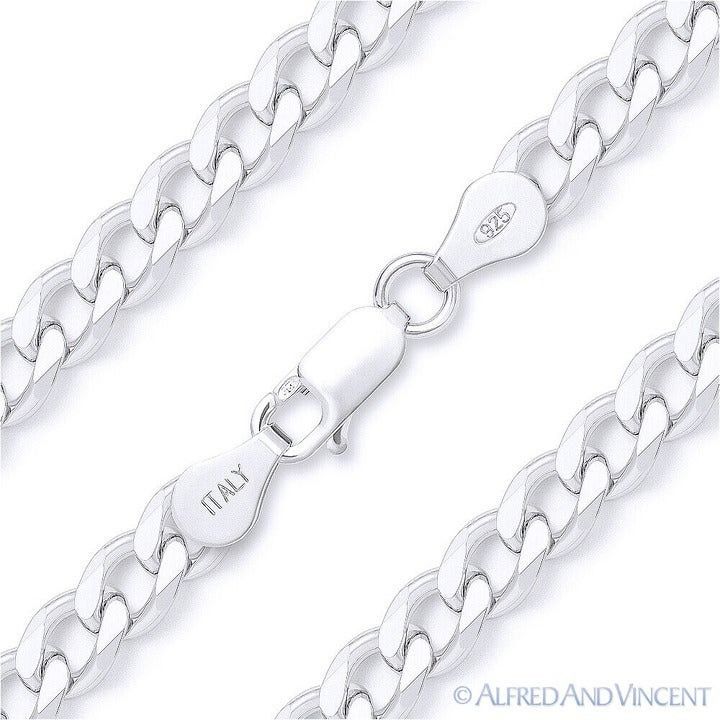 Other Cuban / Curb Link Chain Bracelet in .925 Sterling Silver Size ONE SIZE - 1 Thumbnail