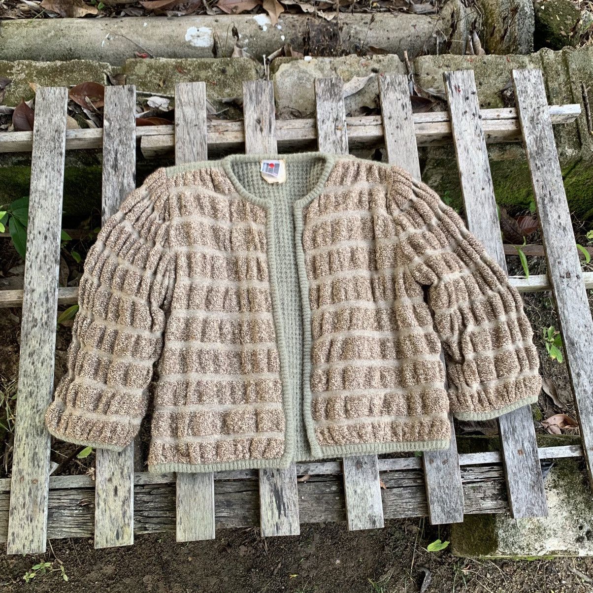 Vintage VINTAGE POUR L’AUTRE PARIS WOOL CARDIGAN Size M / US 6-8 / IT 42-44 - 1 Thumbnail