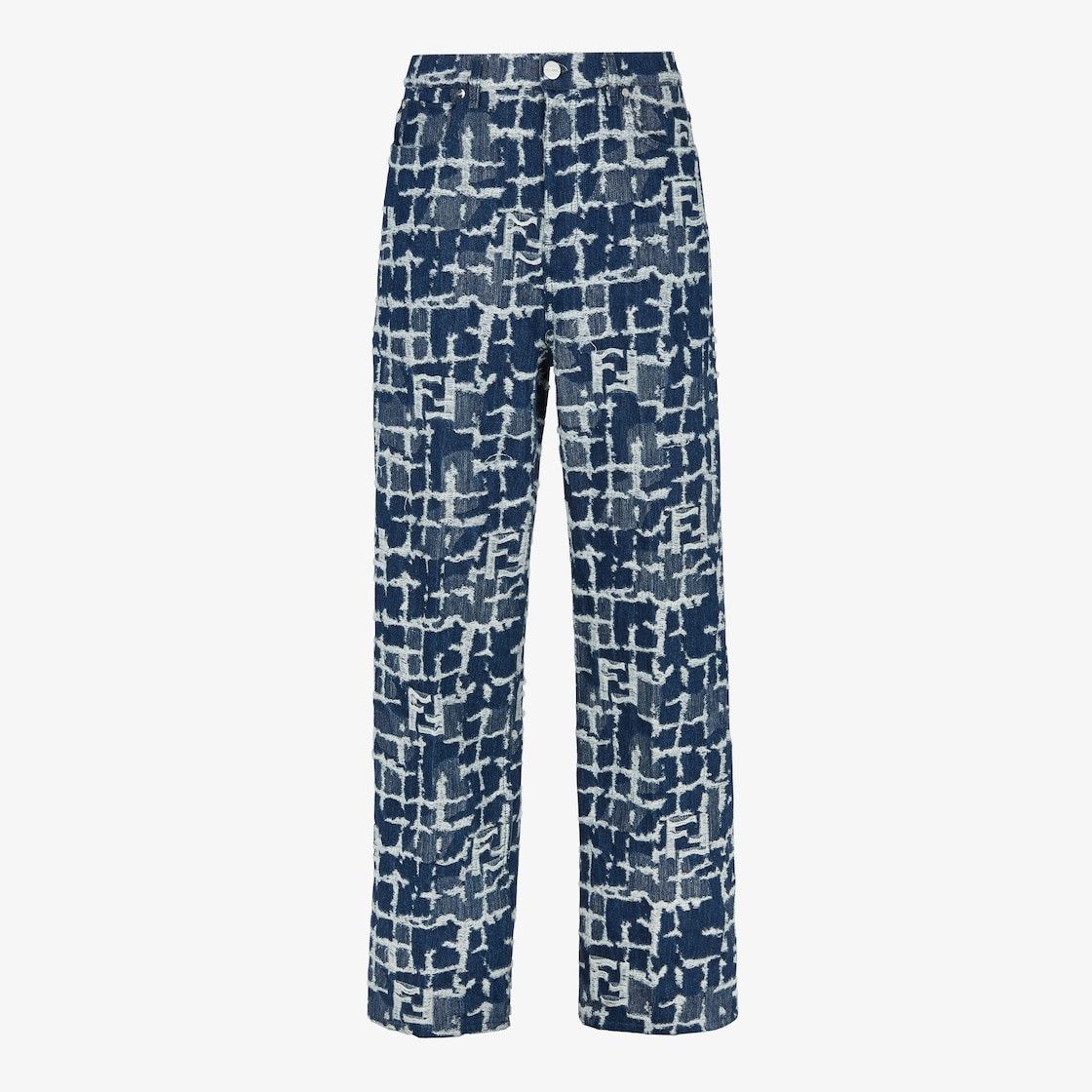 Fendi o1s1wg111025 Long Jeans in Blue Size US 30 / EU 46 - 1 Thumbnail