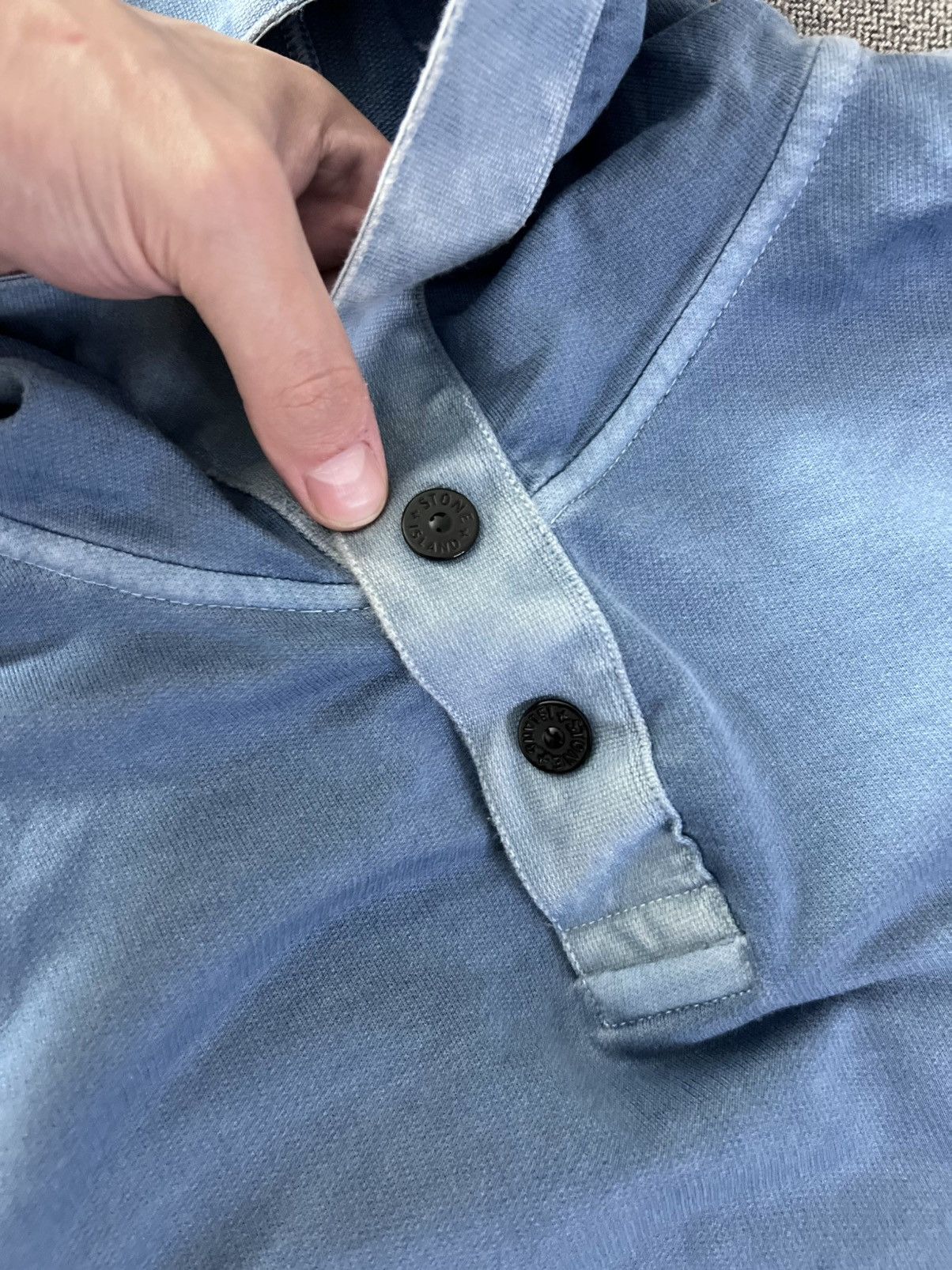Stone Island Stone Island Blue Hoodie Streetwear Y2K Size US XL / EU 56 / 4 - 6 Thumbnail