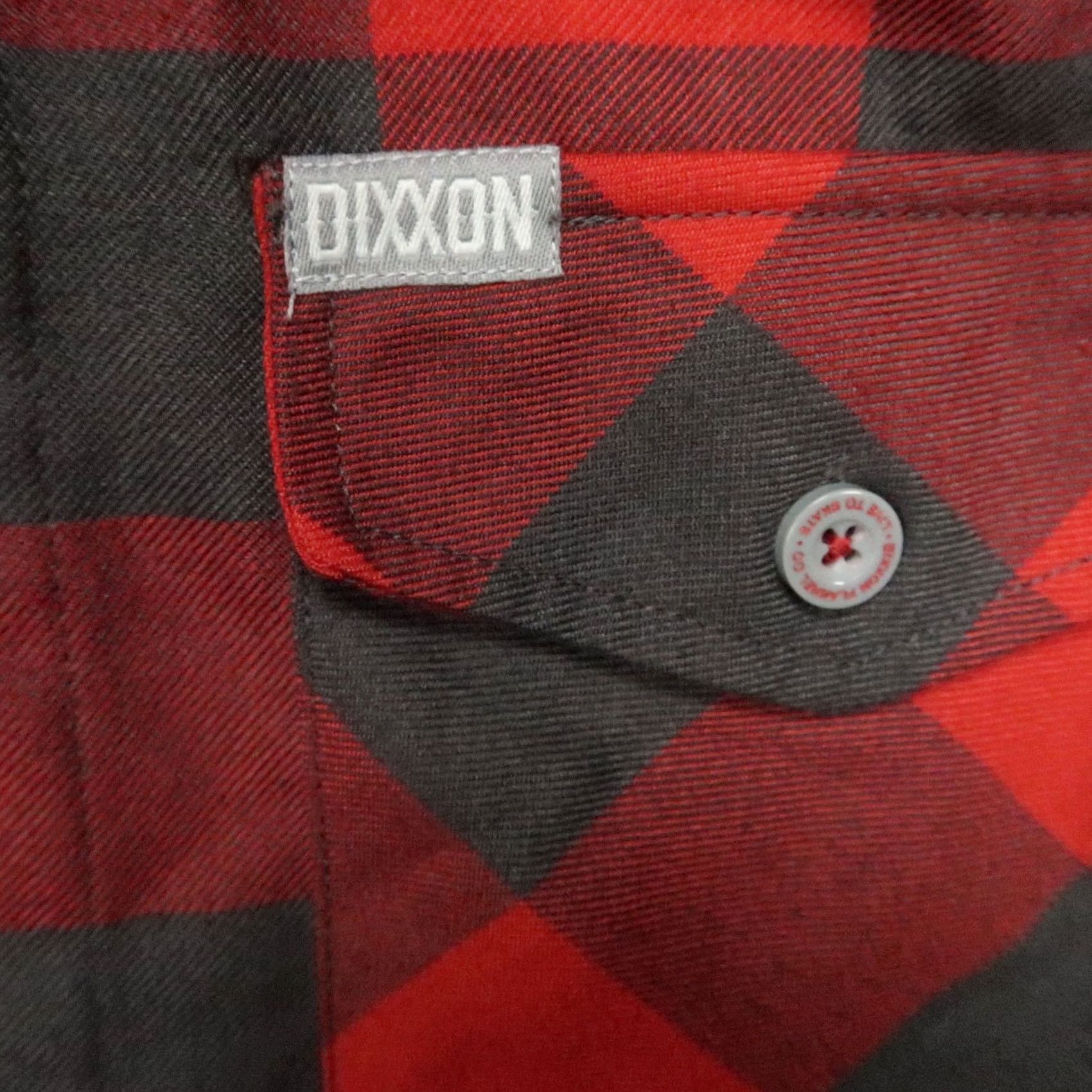 Vintage Dixxon Flannel Shirt Mens M Red Buffalo Plaid Long Sleeve Button-Up Pockets Casual Travel Vintage: No? Size US M / EU 48-50 / 2 - 4 Thumbnail