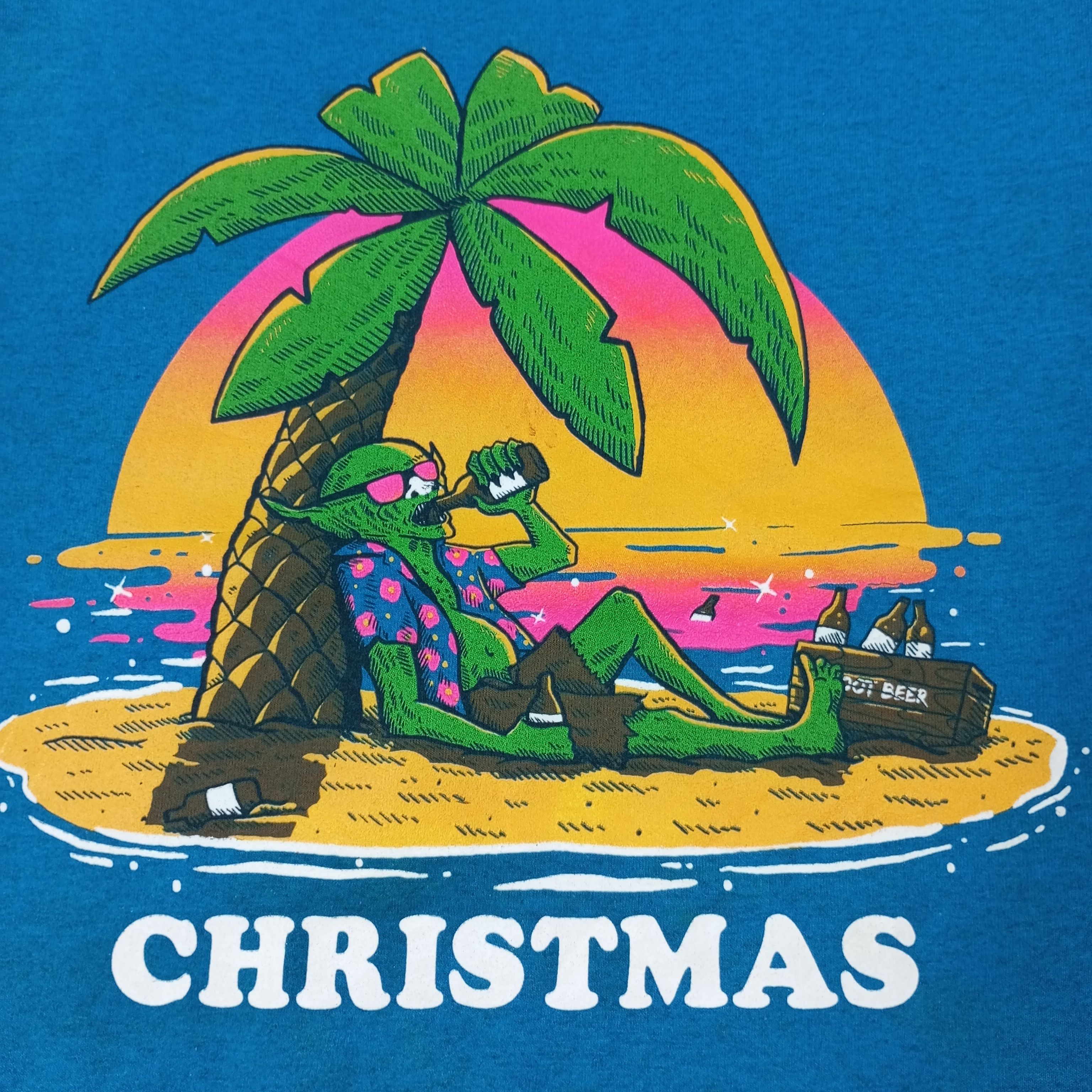 Vintage Christmas Streetwear Sweatshirt c255n17 Size US M / EU 48-50 / 2 - 2 Thumbnail