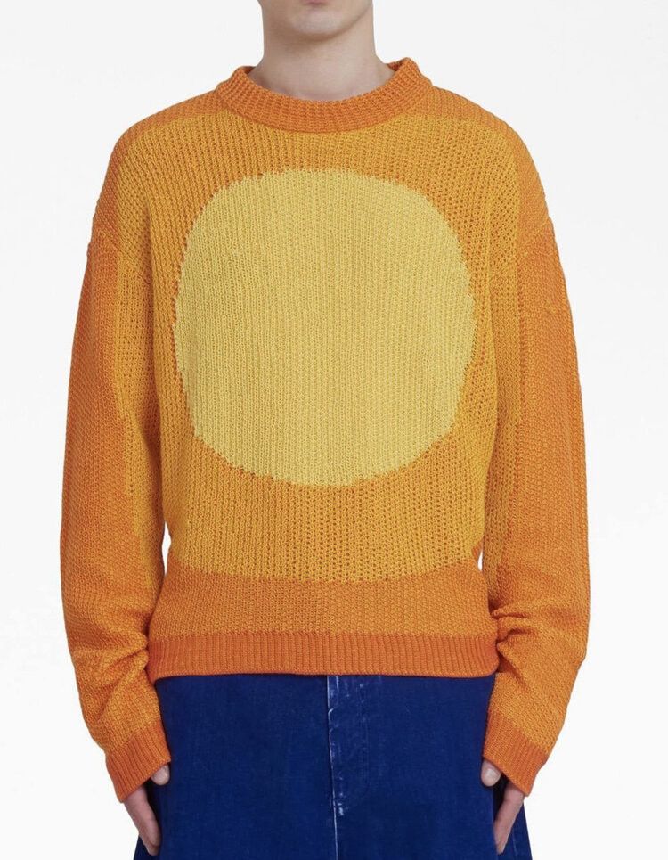 Marni o1y0225 Crewneck Sweater in Multicolor Size US M / EU 48-50 / 2 - 2 Thumbnail