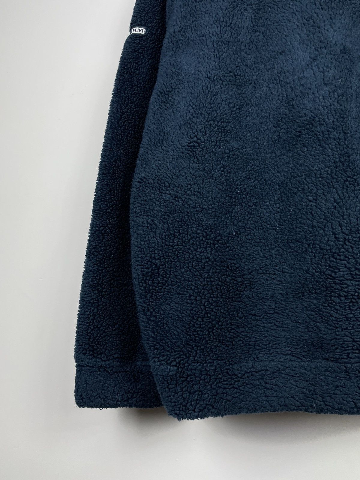 Napapijri Napapijri Fleece Sherpa Jacket 1/4 Zip Pullover Big Logo Size US L / EU 52-54 / 3 - 16 Thumbnail