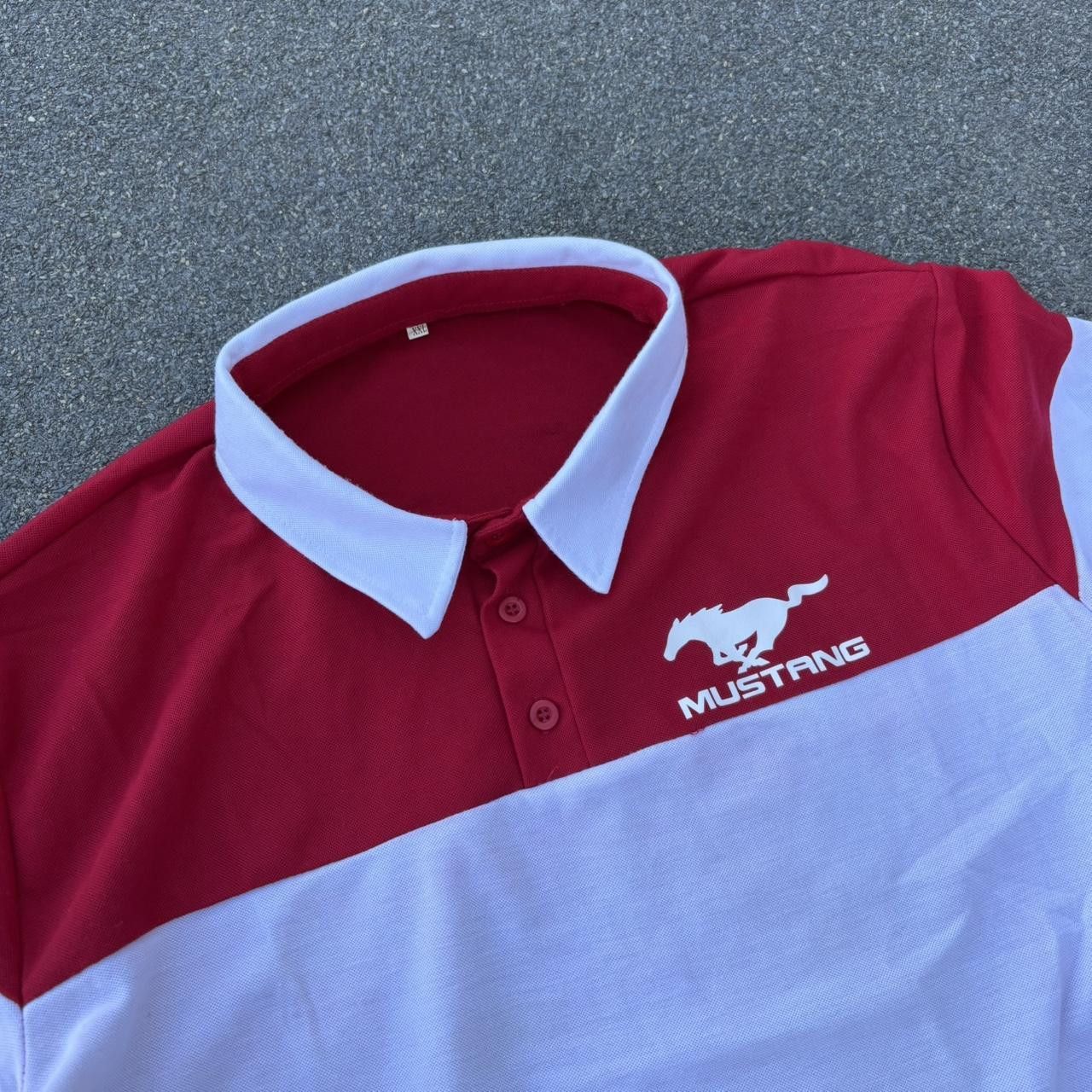 Japanese Brand × Mustang × Vintage Vintage y2k 90s Mustang polo shirt Size US XXL / EU 58 / 5 - 3 Thumbnail