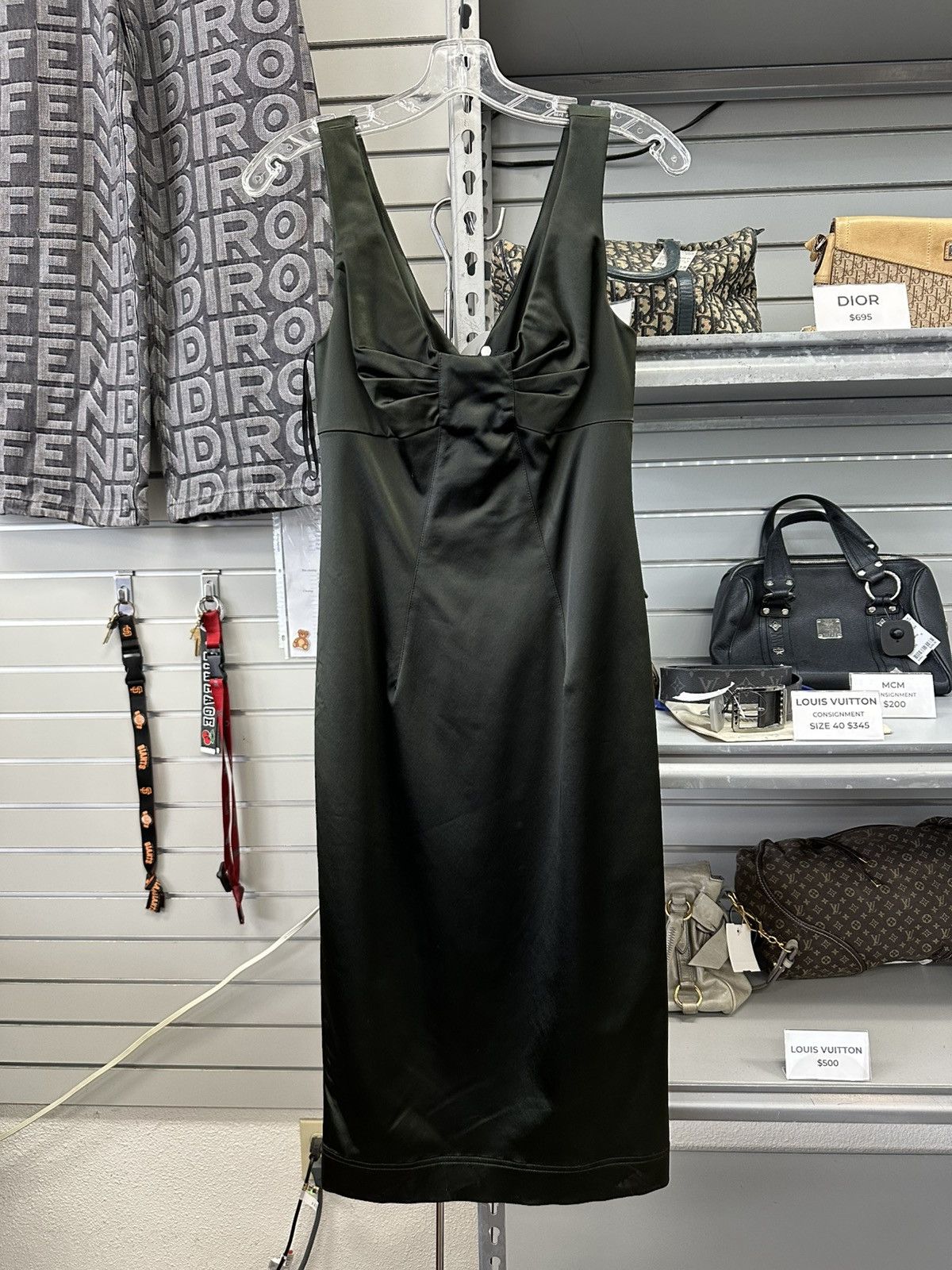 Dolce & Gabbana D&G SILK BOW MAXI DRESS Size S / US 4 / IT 40 - 1 Thumbnail