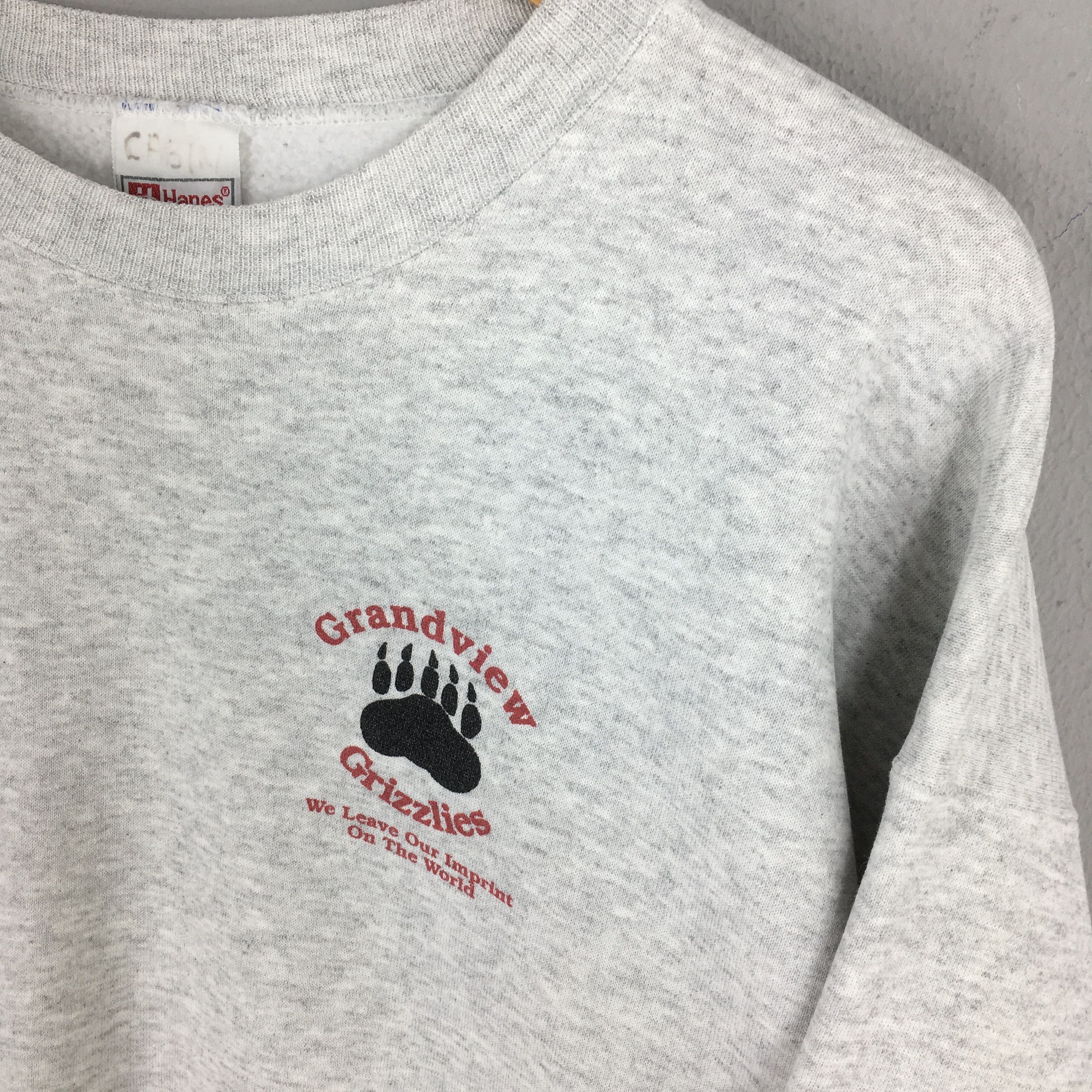 Habitat Vintage Grandview Grizzlies Gray Sweatshirt XLarge Size US XL / EU 56 / 4 - 6 Thumbnail
