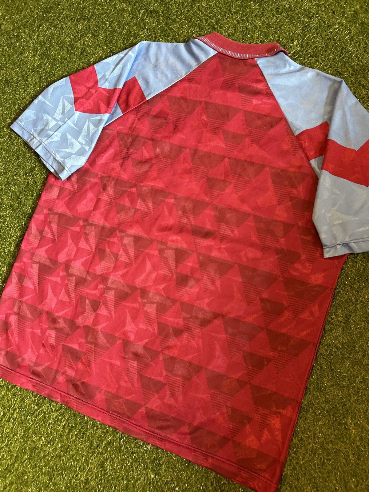 Umbro 91/92 Aston Villa FC Home Shirt Size US XL / EU 56 / 4 - 4 Thumbnail