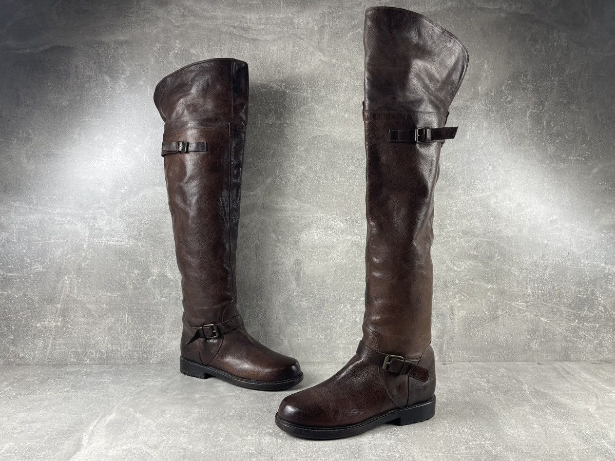 Buttero Buttero Women’s Over The Knee Riding Leather Boots Brown Size US 8 / IT 38 - 5 Thumbnail
