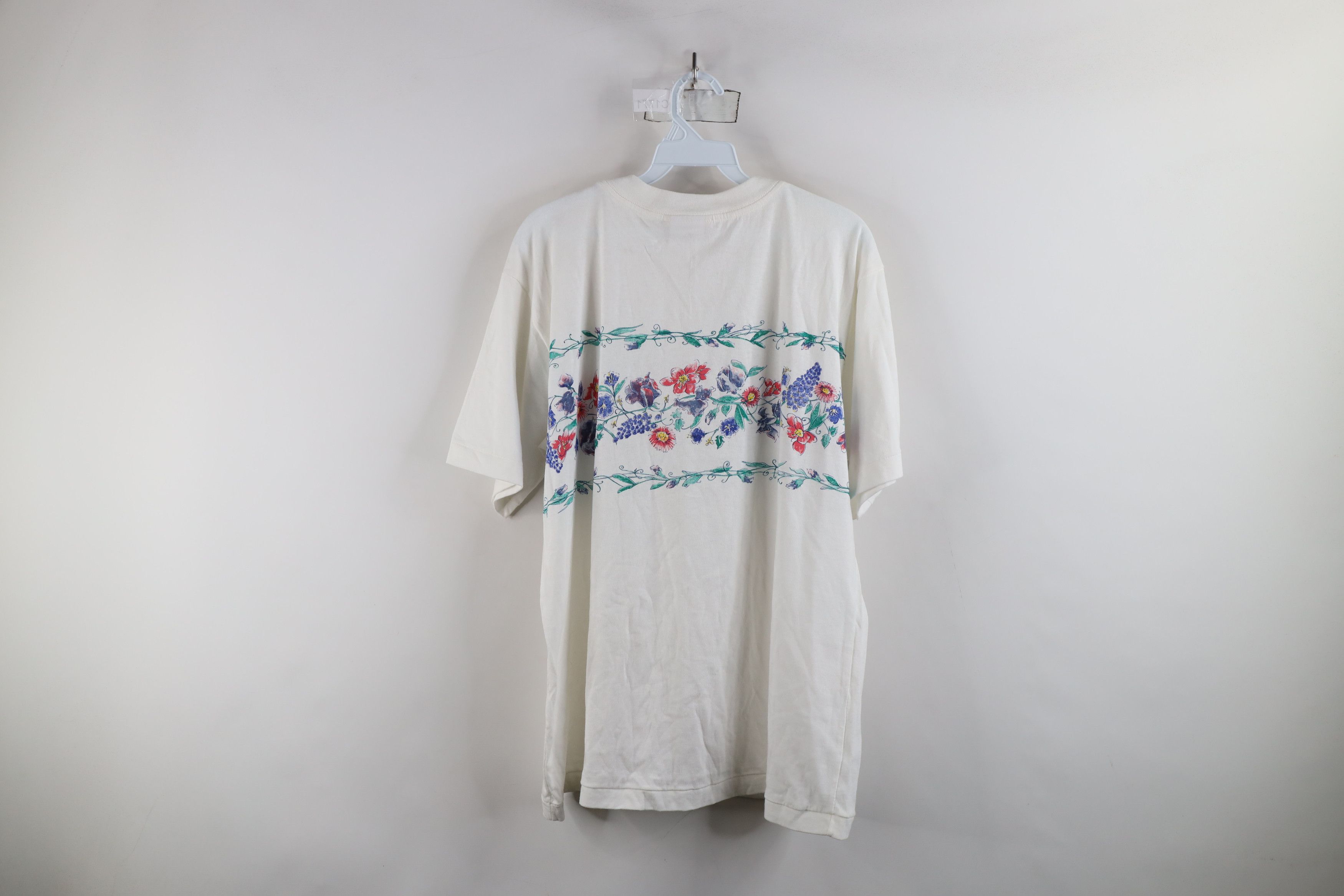 Vintage Vintage 90s Streetwear Floral Nature Short Sleeve T-Shirt Size M / US 6-8 / IT 42-44 - 8 Thumbnail