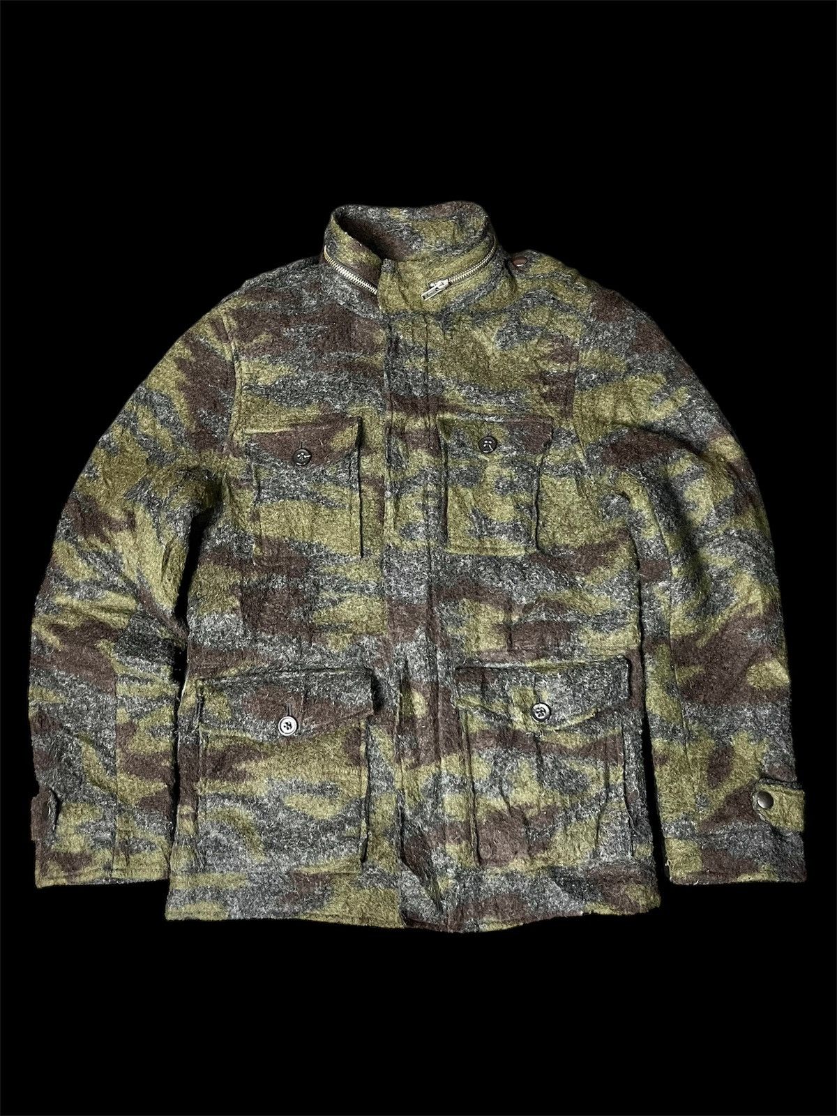 Final Home × If Six Was Nine × Japanese Brand Japanese 291295=Homme army wool jacket Size US M / EU 48-50 / 2 - 1 Thumbnail