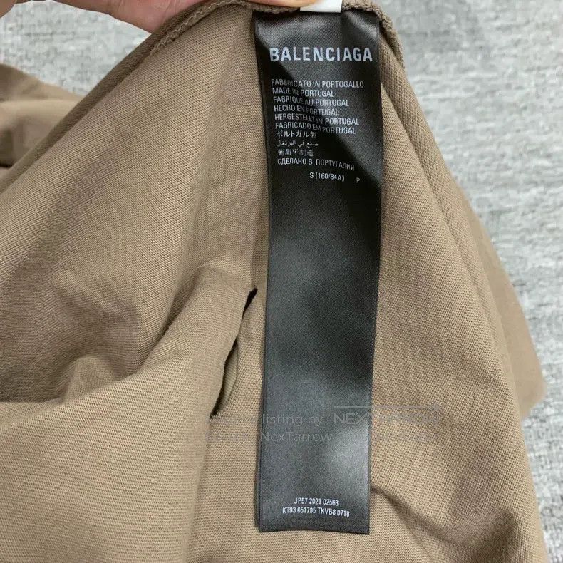 Other Balenciaga Brown large destroyed short-sleeve, size S Size US S / EU 44-46 / 1 - 7 Thumbnail