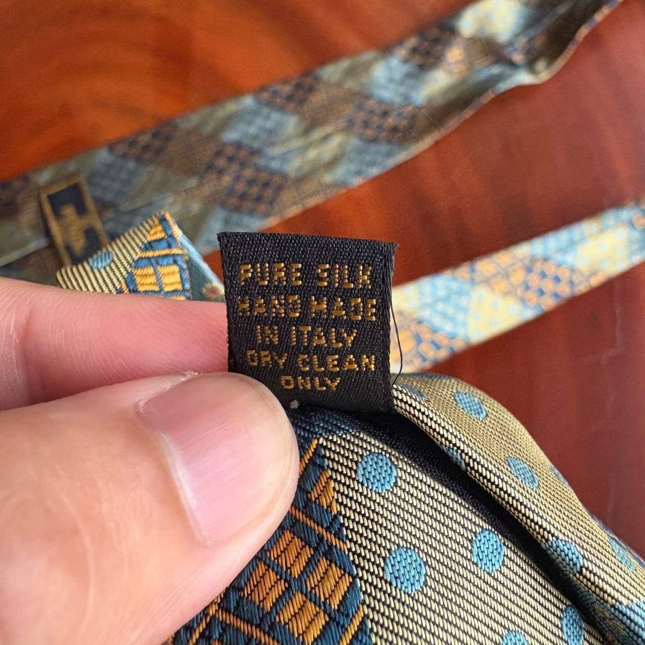 Fendi Vintage Fendi Silk Neck Tie Geometric And Floral Pattern Size ONE SIZE - 10 Thumbnail