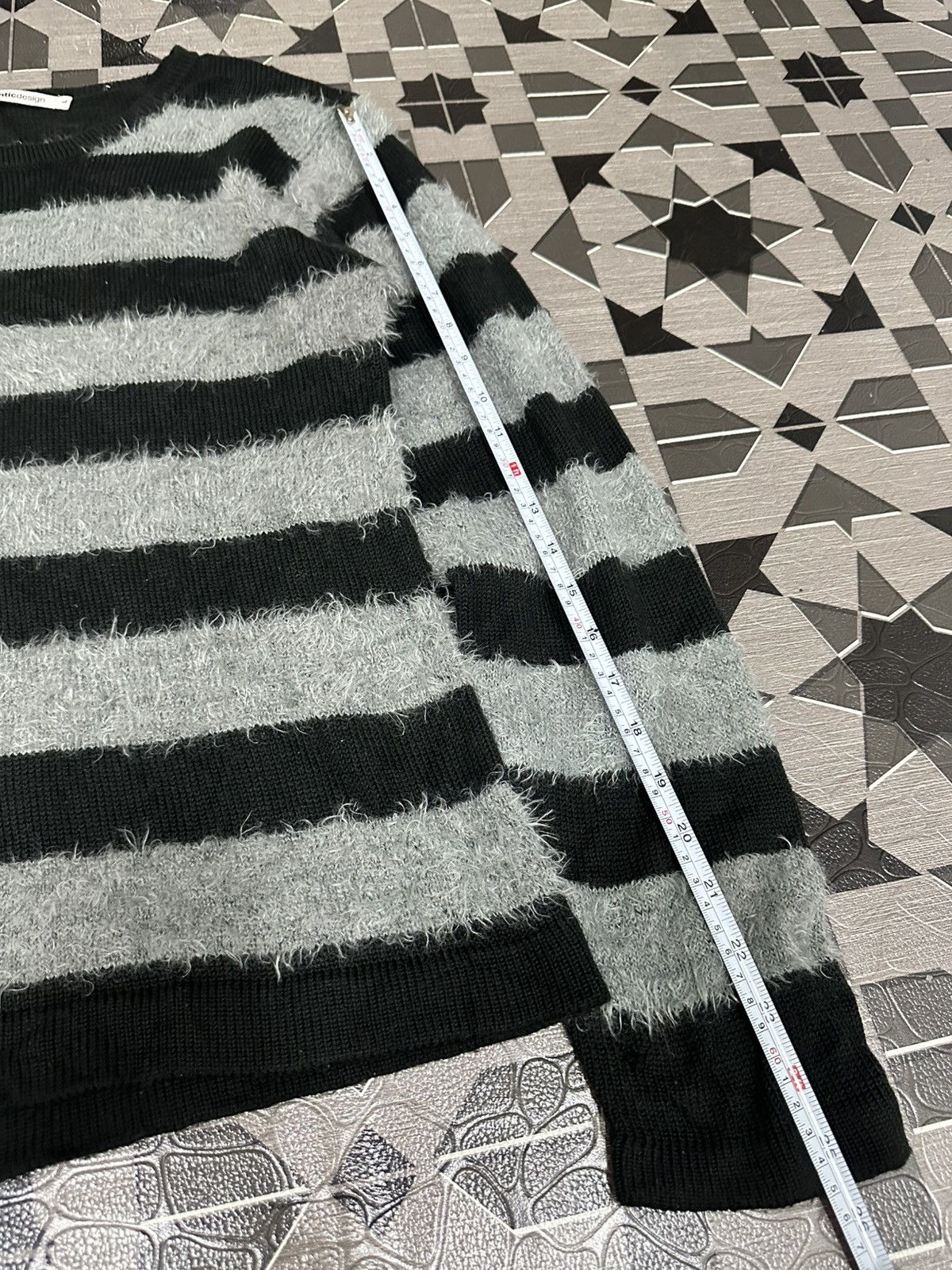 semanticdesign Semanticdesign Stripe Mohair Knitwear Size US L / EU 52-54 / 3 - 18 Thumbnail