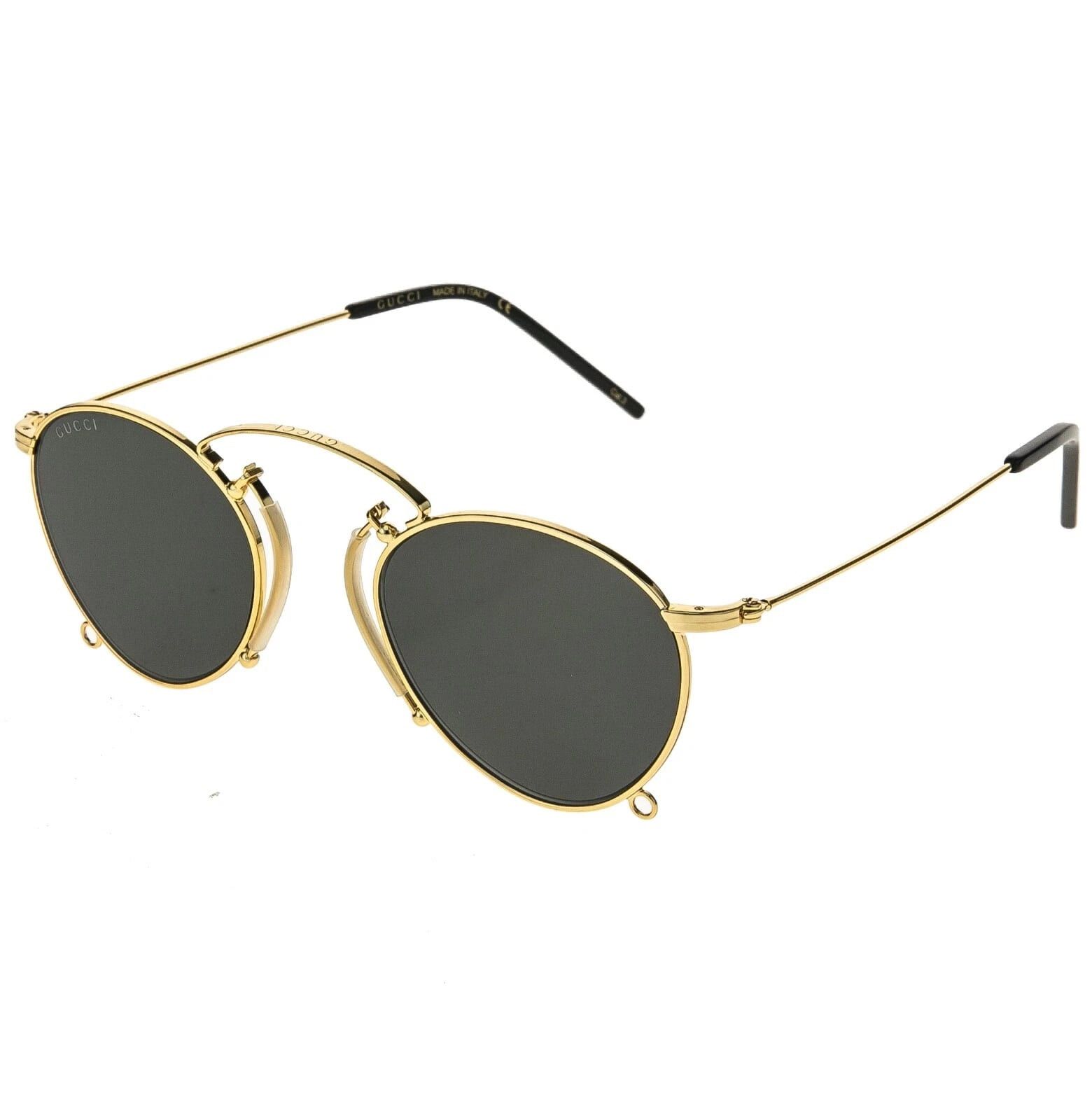 Gucci GUCCI GG1034S 1034 ARIA Pinke-nez Gold Chain 002 002 Size ONE SIZE - 3 Thumbnail