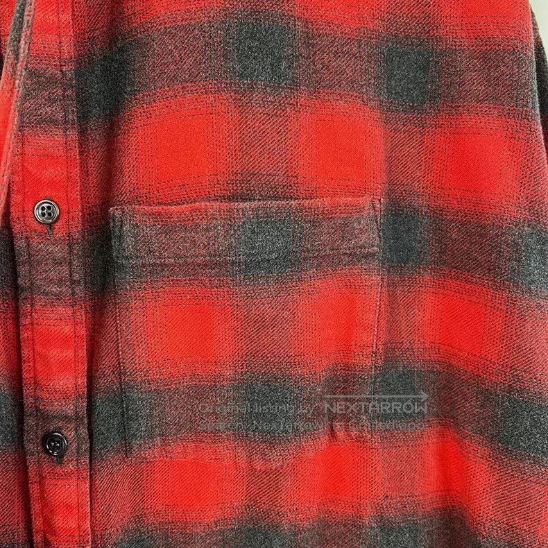 Balenciaga Balenciaga Red and White Checkered Flannel Bow Shirt Size XXS / US 00 / IT 34 - 5 Thumbnail