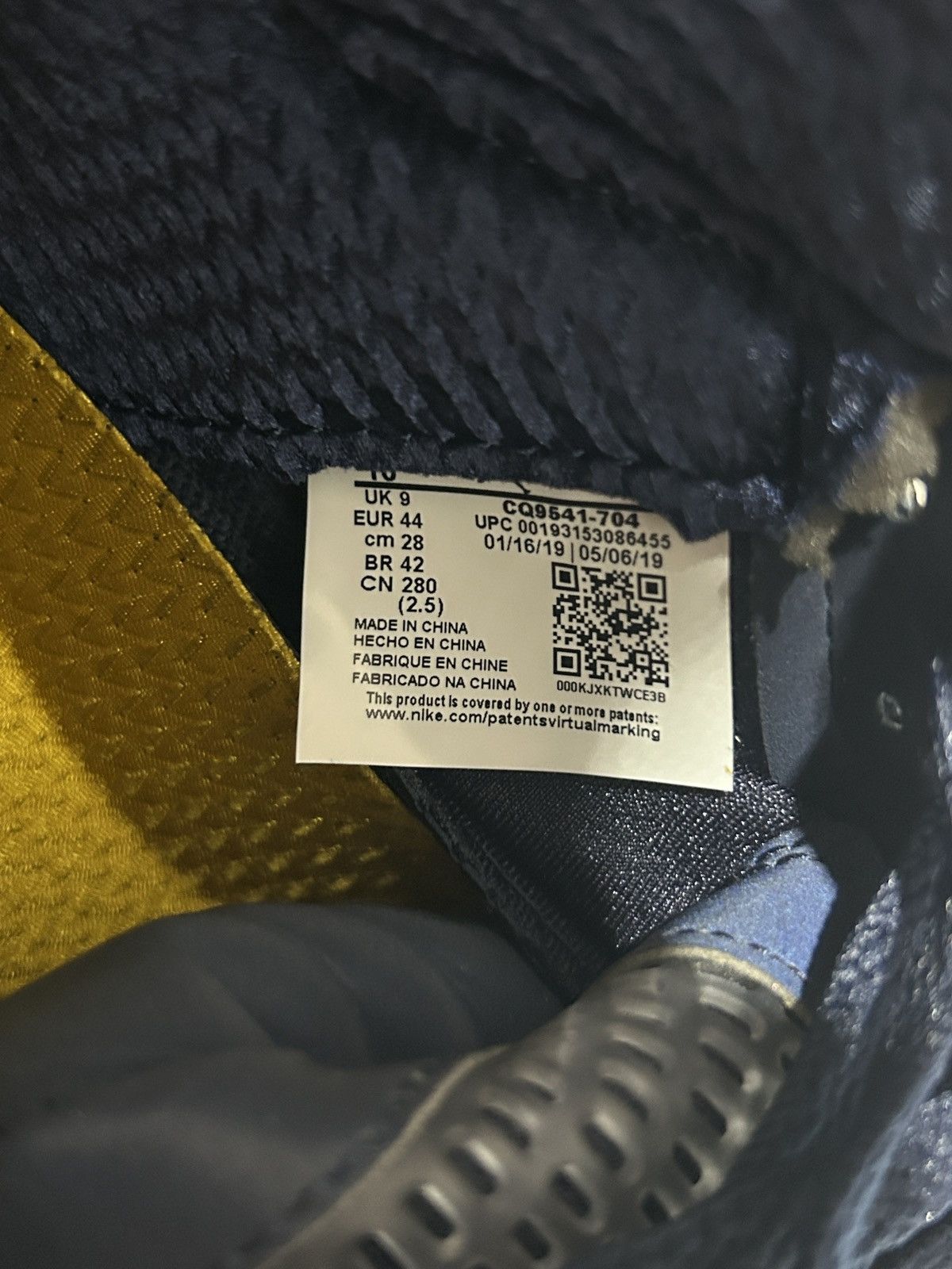 Jordan Brand JORDAN 5 MICHIGAN SIZE 10 PREOWNED Size US 10 / EU 43 - 6 Thumbnail