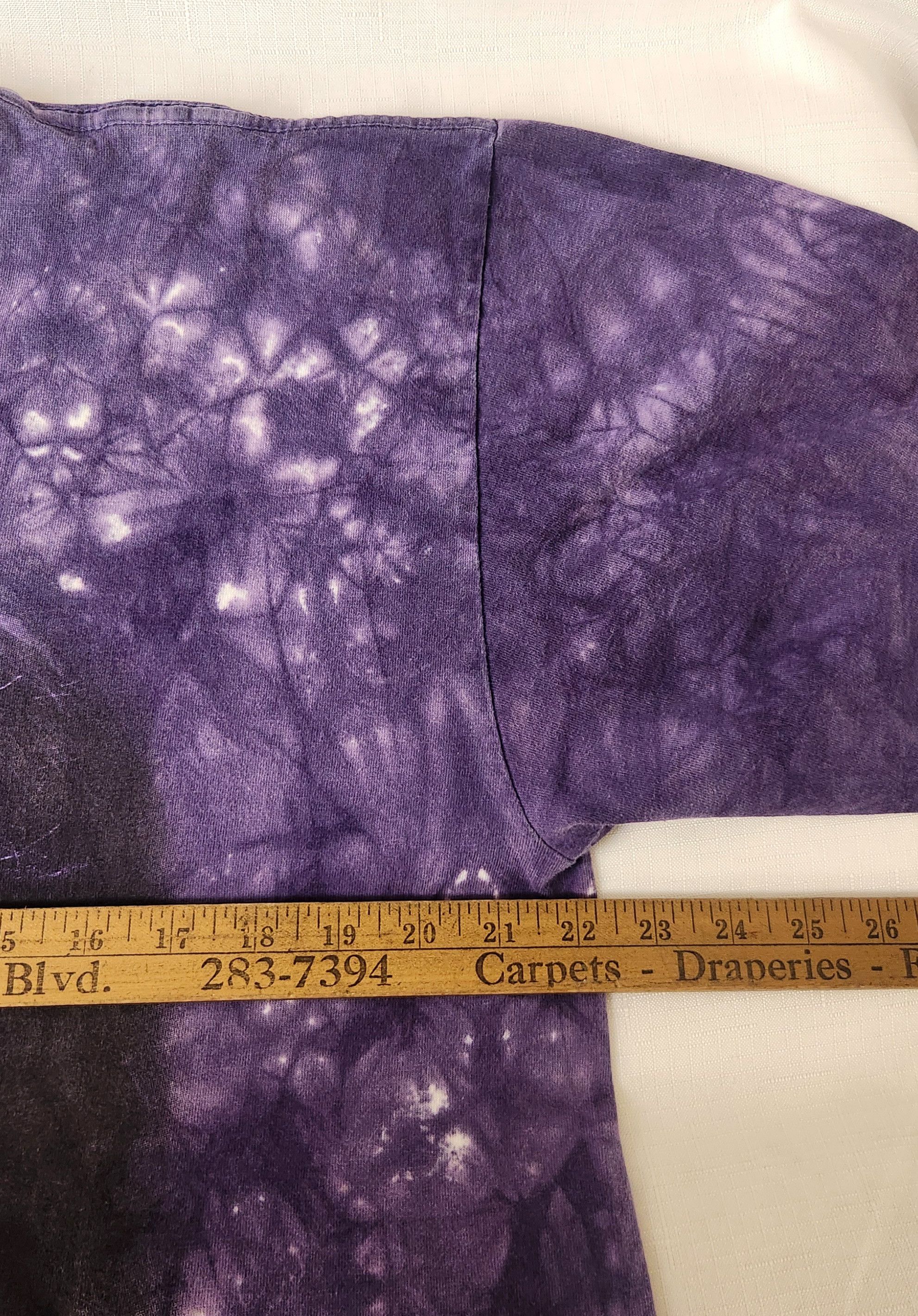Band Tees THE DOORS Liquid Blue missing tag Tiedye Shirt 2006 SZ Large Size US L / EU 52-54 / 3 - 6 Thumbnail