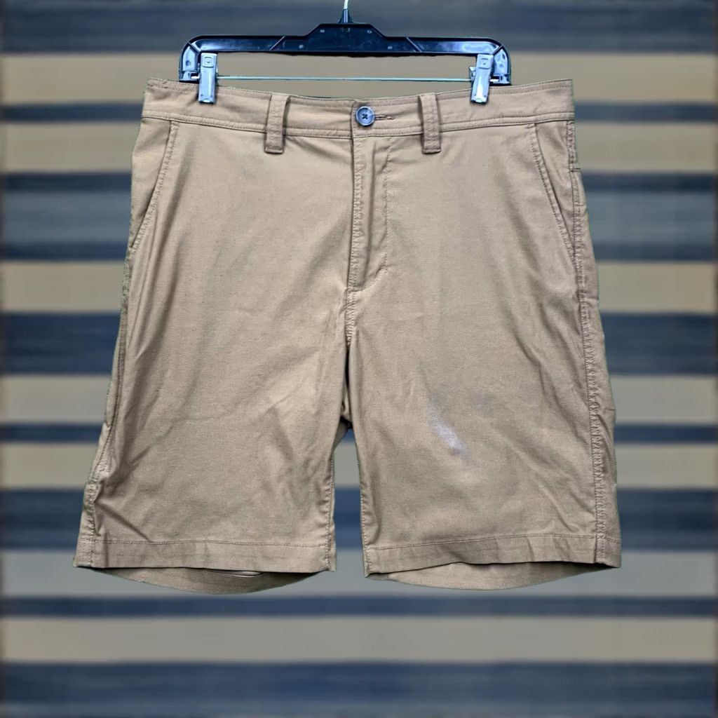 Prana prAna Shorts Mens 34 x9 Standard Fit Stretch Hiking Outdoor Brown M3VAHS116 Size US 34 / EU 50 - 1 Thumbnail
