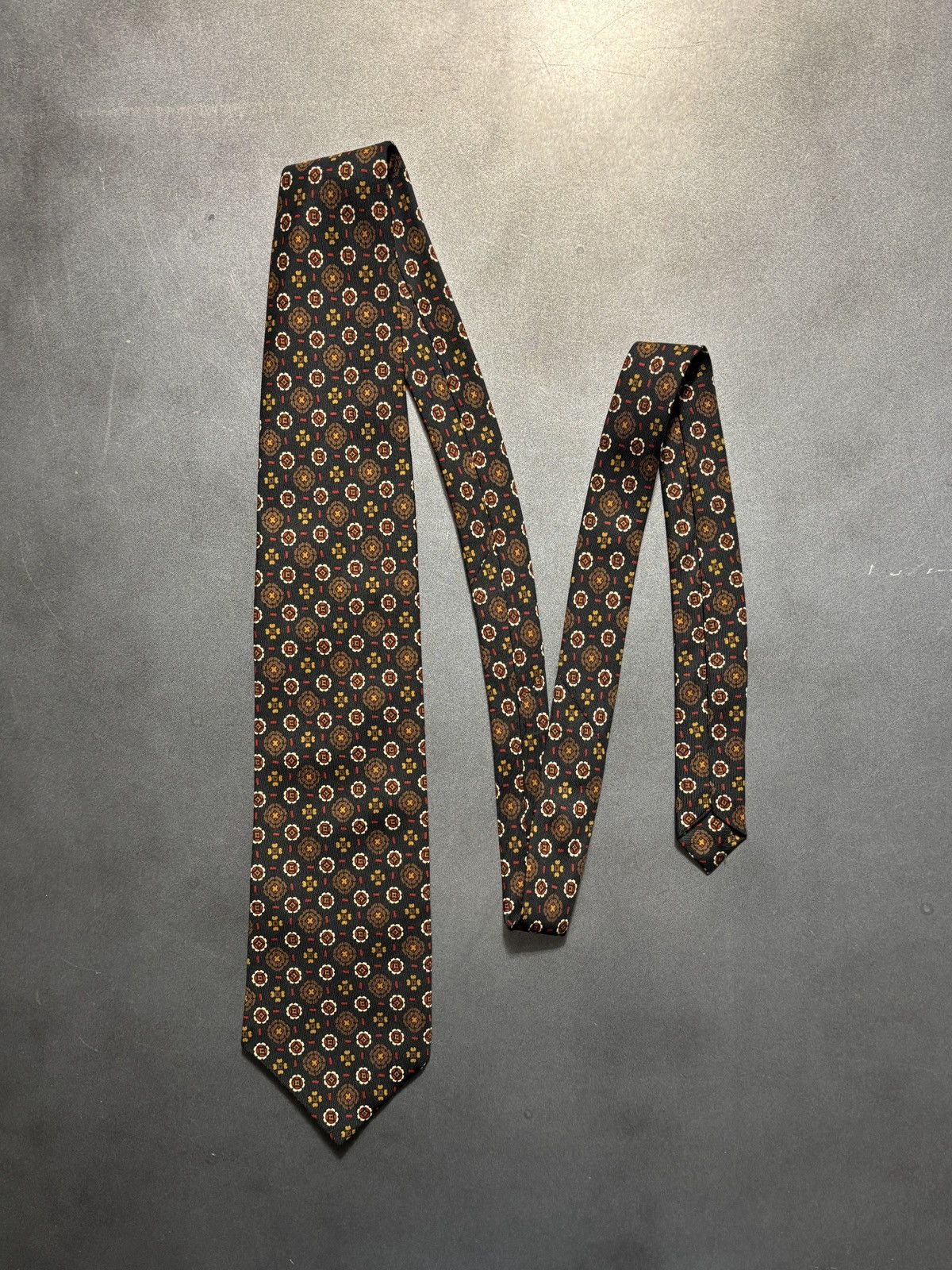 Pierre Cardin 1970s Pierre Cardin Tie Vintage Silk Necktie Pattern Paris Size ONE SIZE - 2 Thumbnail