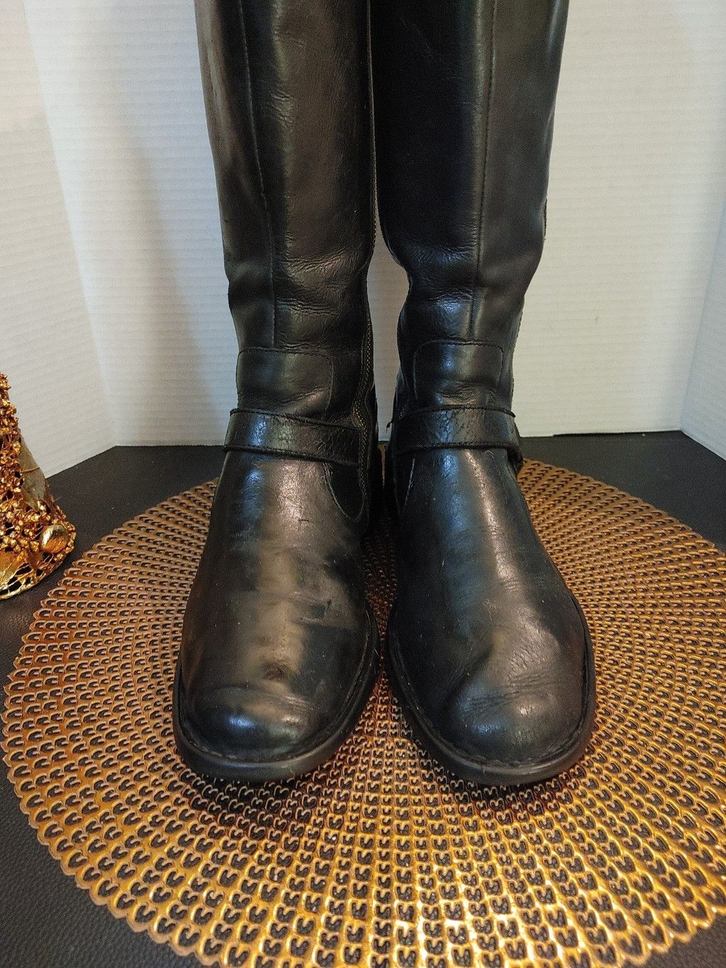 Born Born Leather Riding Boots Size 10M Size US 10 / IT 40 - 2 Thumbnail