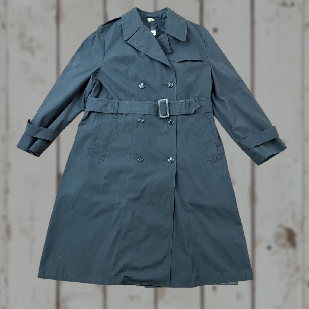 Vintage VINTAGE US Army Coat Womens 18 S Black Lined All Weather Removable Liner 90s USA Size XL / US 12-14 / IT 48-50 - 1 Thumbnail