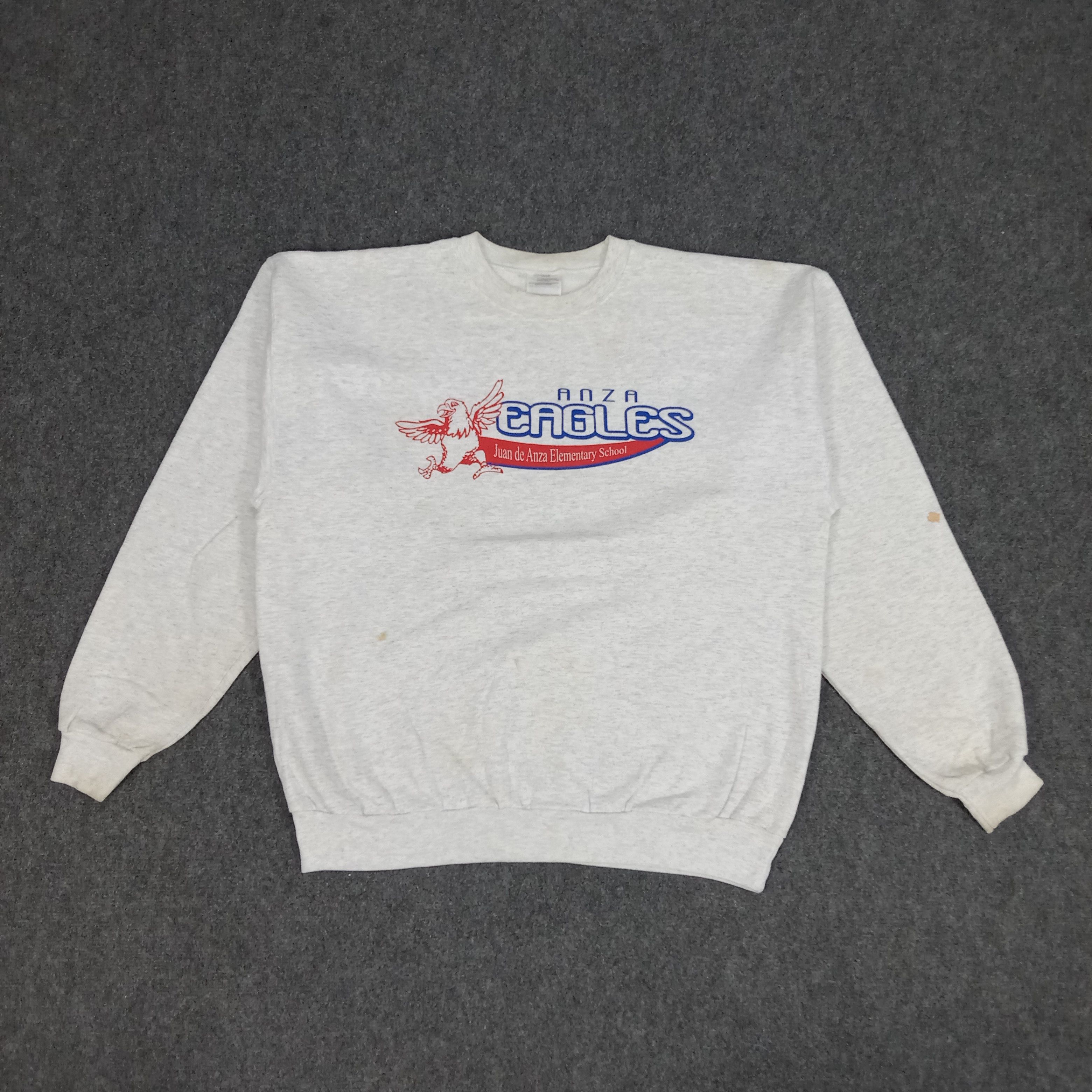 Vintage Anza Eagles Elementary School American Sweatshirt Size US L / EU 52-54 / 3 - 1 Thumbnail
