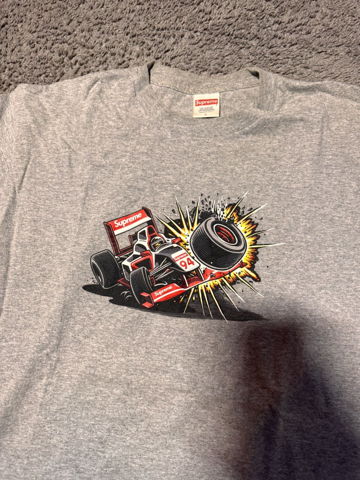 Supreme Supreme Crash T-Shirt F/W 2021 Size US L / EU 52-54 / 3 - 2 Thumbnail